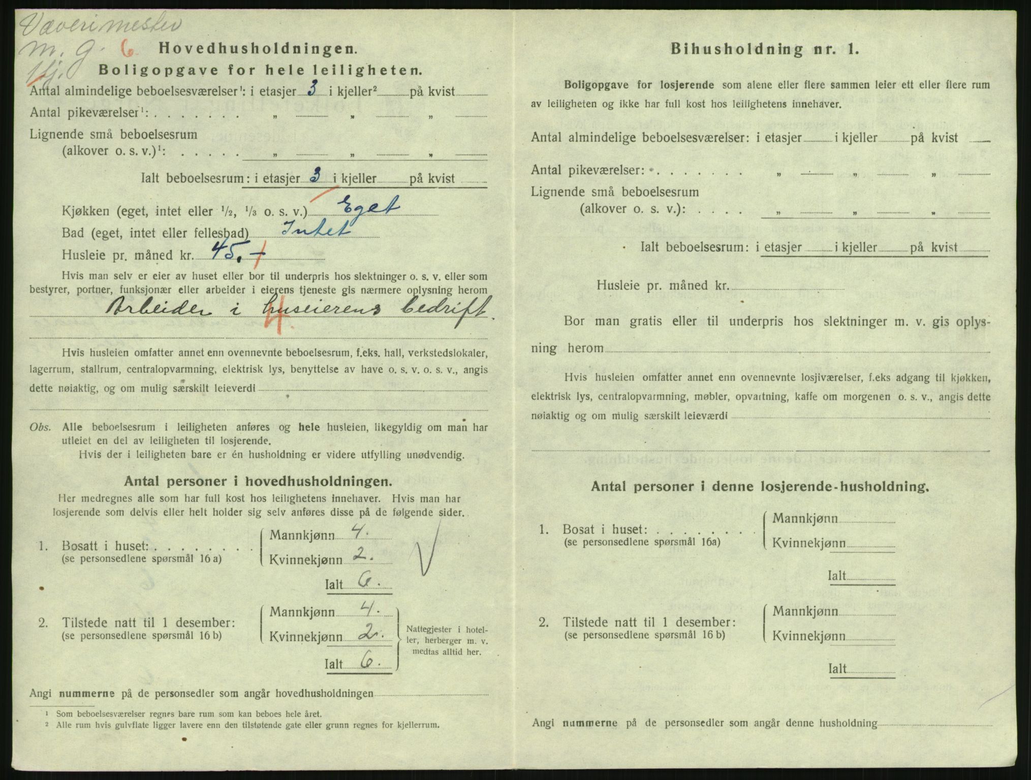 SAH, Folketelling 1920 for 0501 Lillehammer kjøpstad, 1920, s. 3363