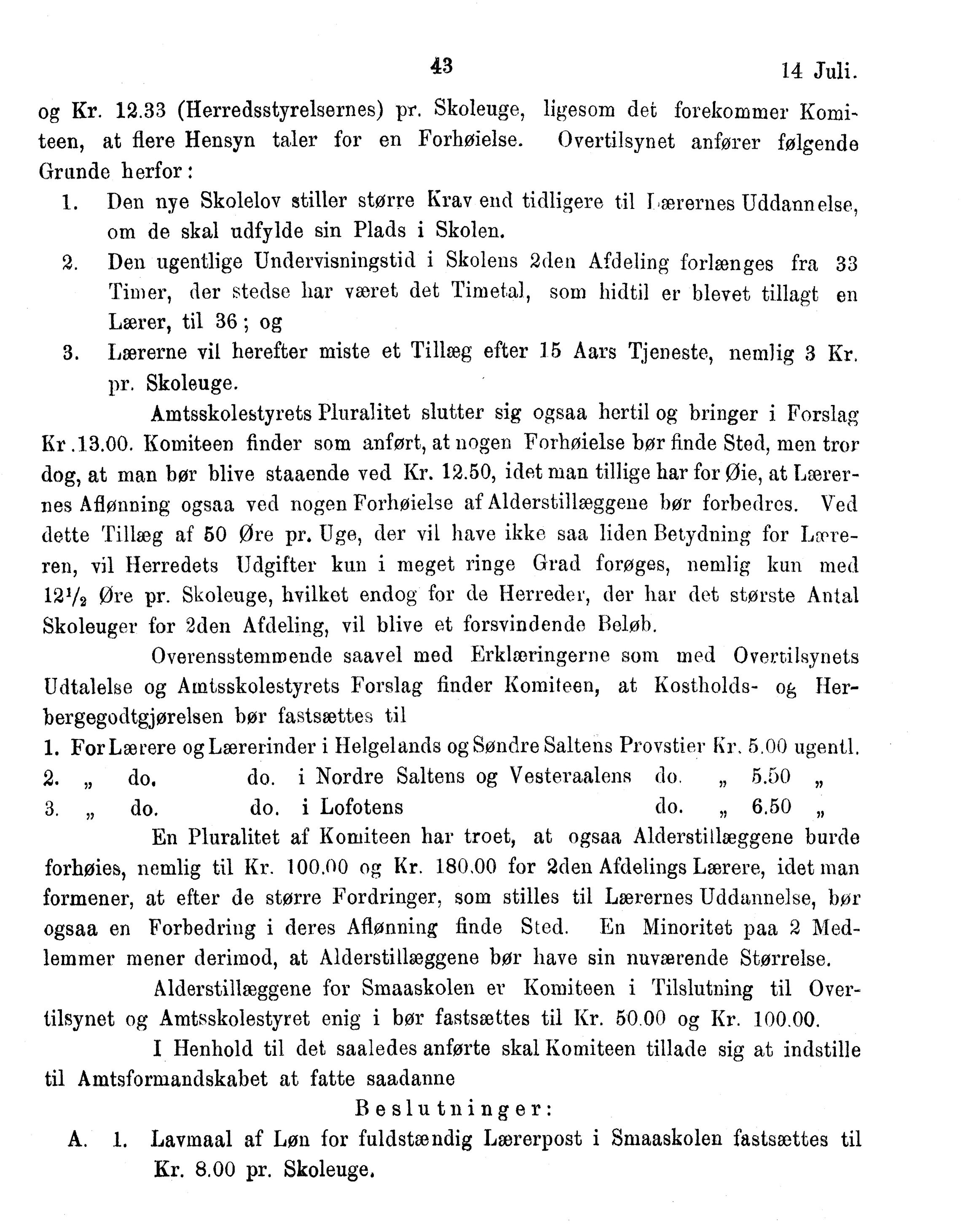 Nordland Fylkeskommune. Fylkestinget, AIN/NFK-17/176/A/Ac/L0016: Fylkestingsforhandlinger 1891-1893, 1891-1893