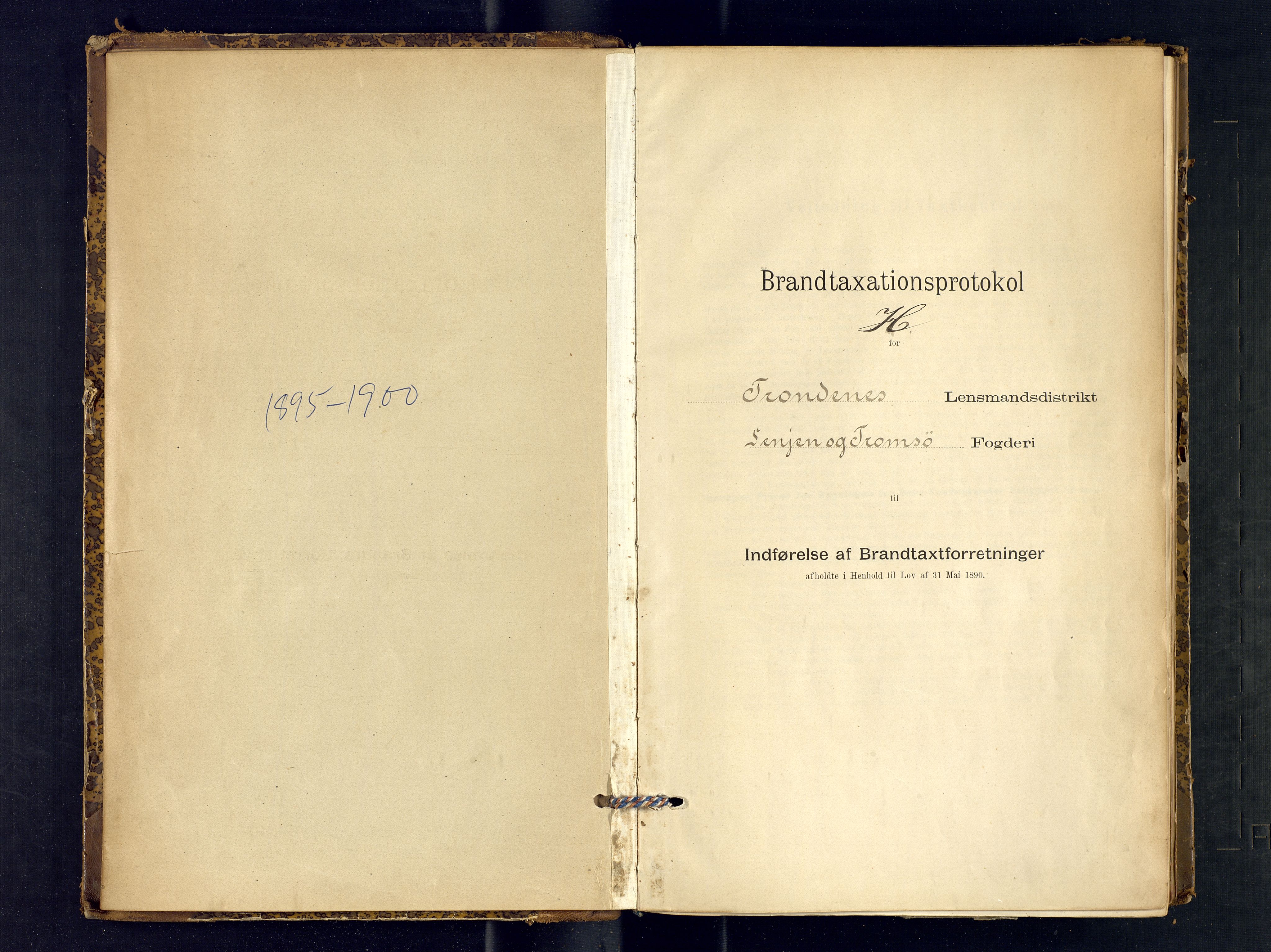 Harstad lensmannskontor, AV/SATØ-SATØ-10/F/Fr/Fra/L0595: Branntakstprotokoll (S). Merket H, 1894-1900