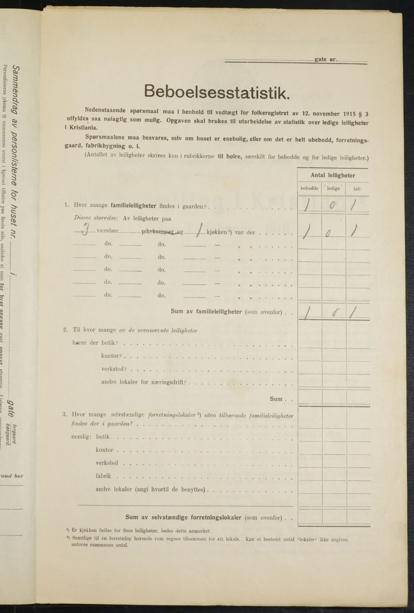 OBA, Kommunal folketelling 1.2.1916 for Kristiania, 1916, s. 27311