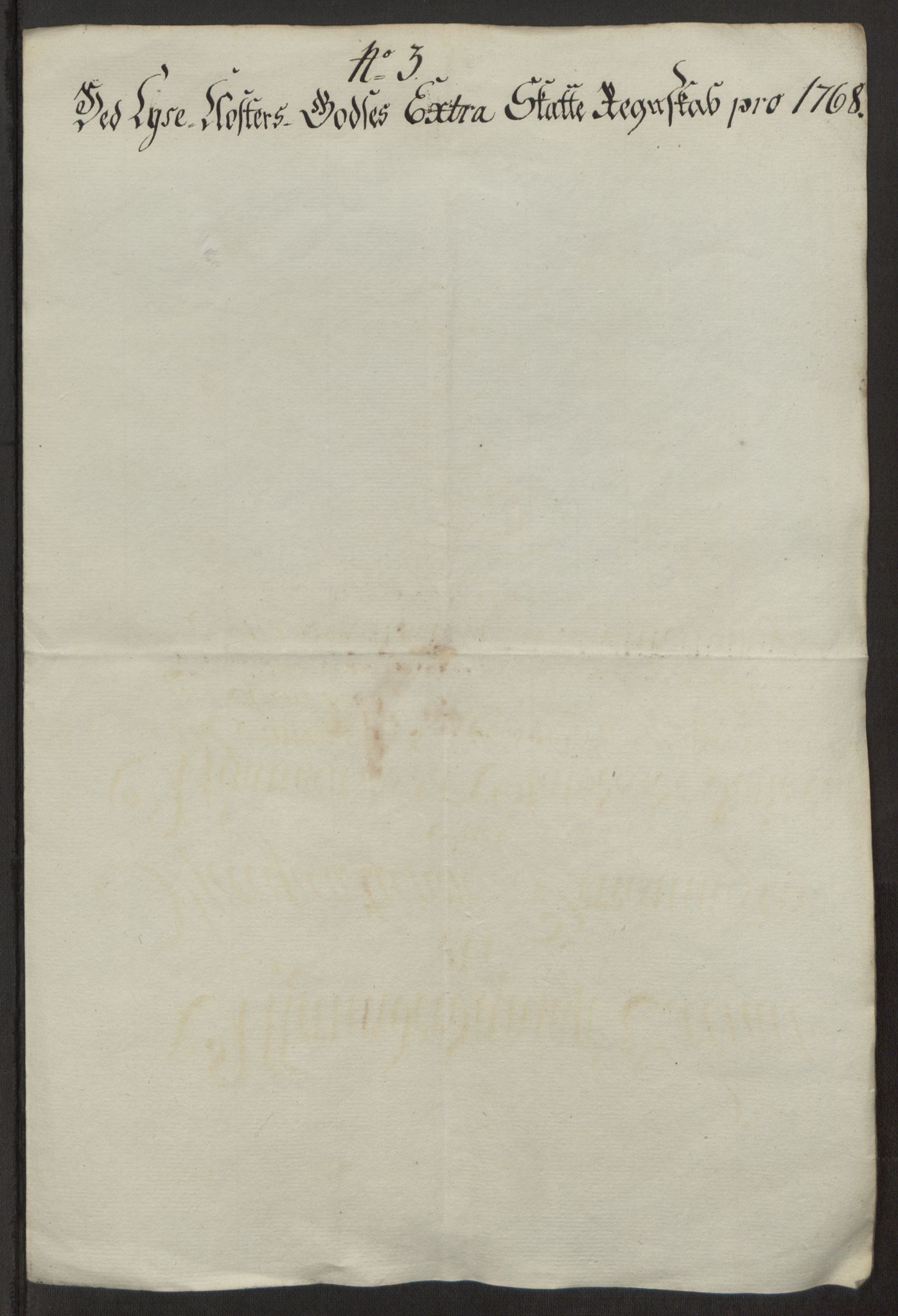 Rentekammeret inntil 1814, Reviderte regnskaper, Fogderegnskap, RA/EA-4092/R50/L3180: Ekstraskatten Lyse kloster, 1762-1783, s. 201