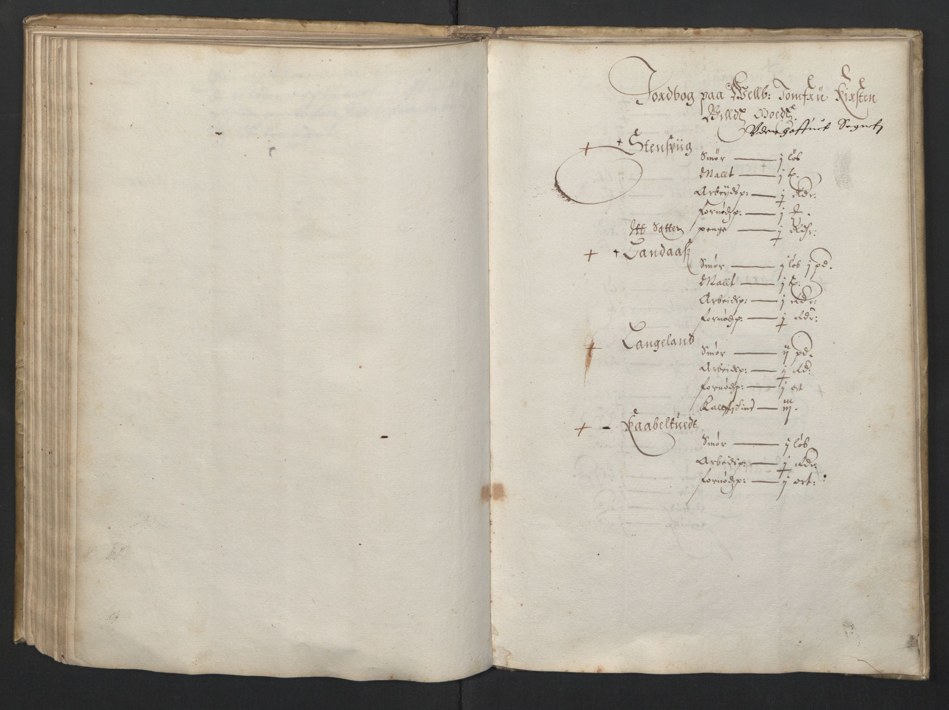 Rentekammeret inntil 1814, Realistisk ordnet avdeling, AV/RA-EA-4070/L/L0026/0004: Bergen lagdømme: / Jordebok over adelens odels- og pantegods, 1661