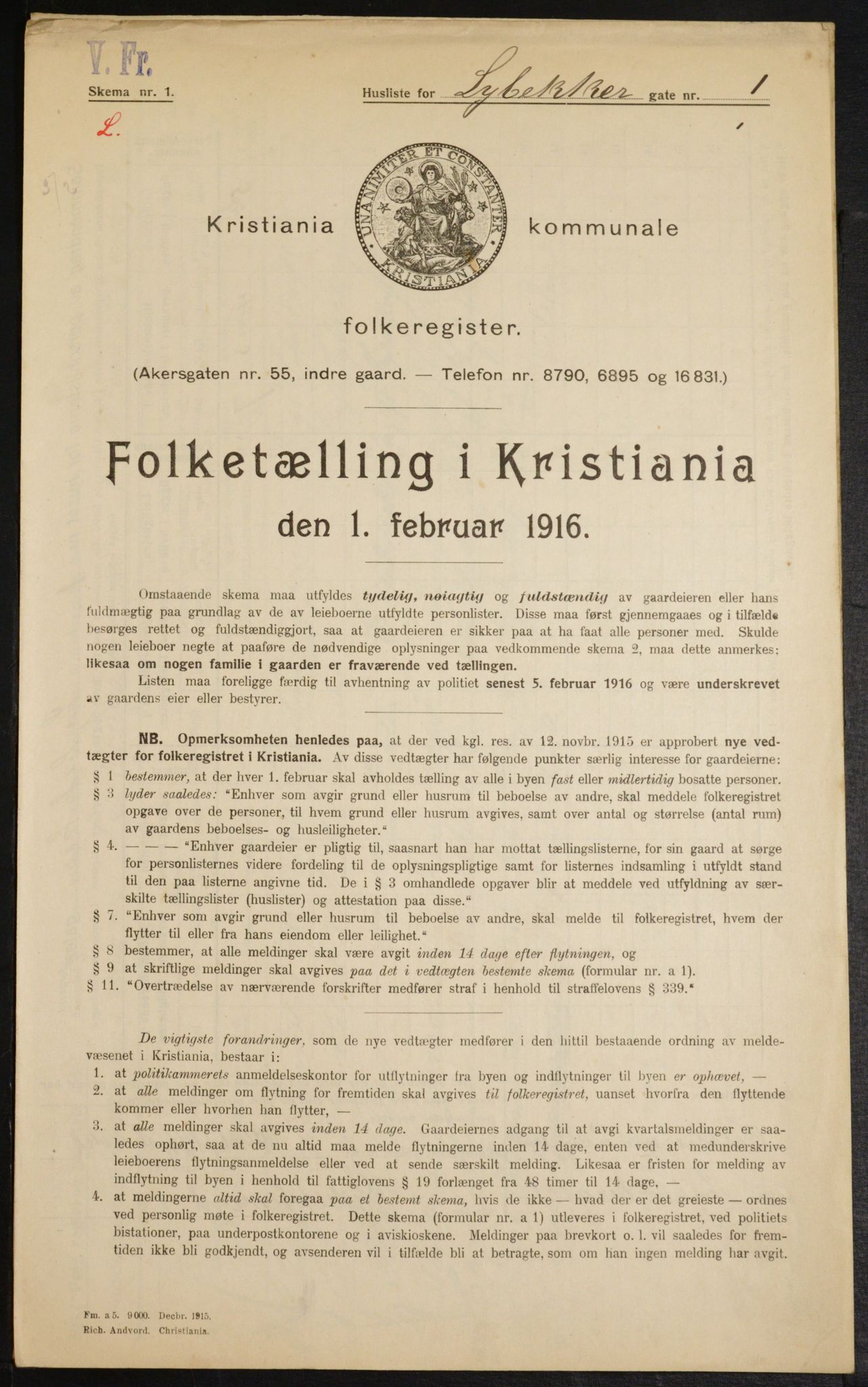OBA, Kommunal folketelling 1.2.1916 for Kristiania, 1916, s. 59734