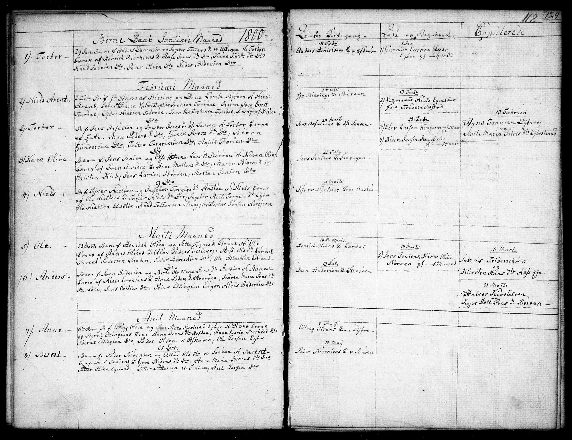 Dypvåg sokneprestkontor, AV/SAK-1111-0007/F/Fb/Fba/L0007: Klokkerbok nr. B 7, 1762-1810, s. 118