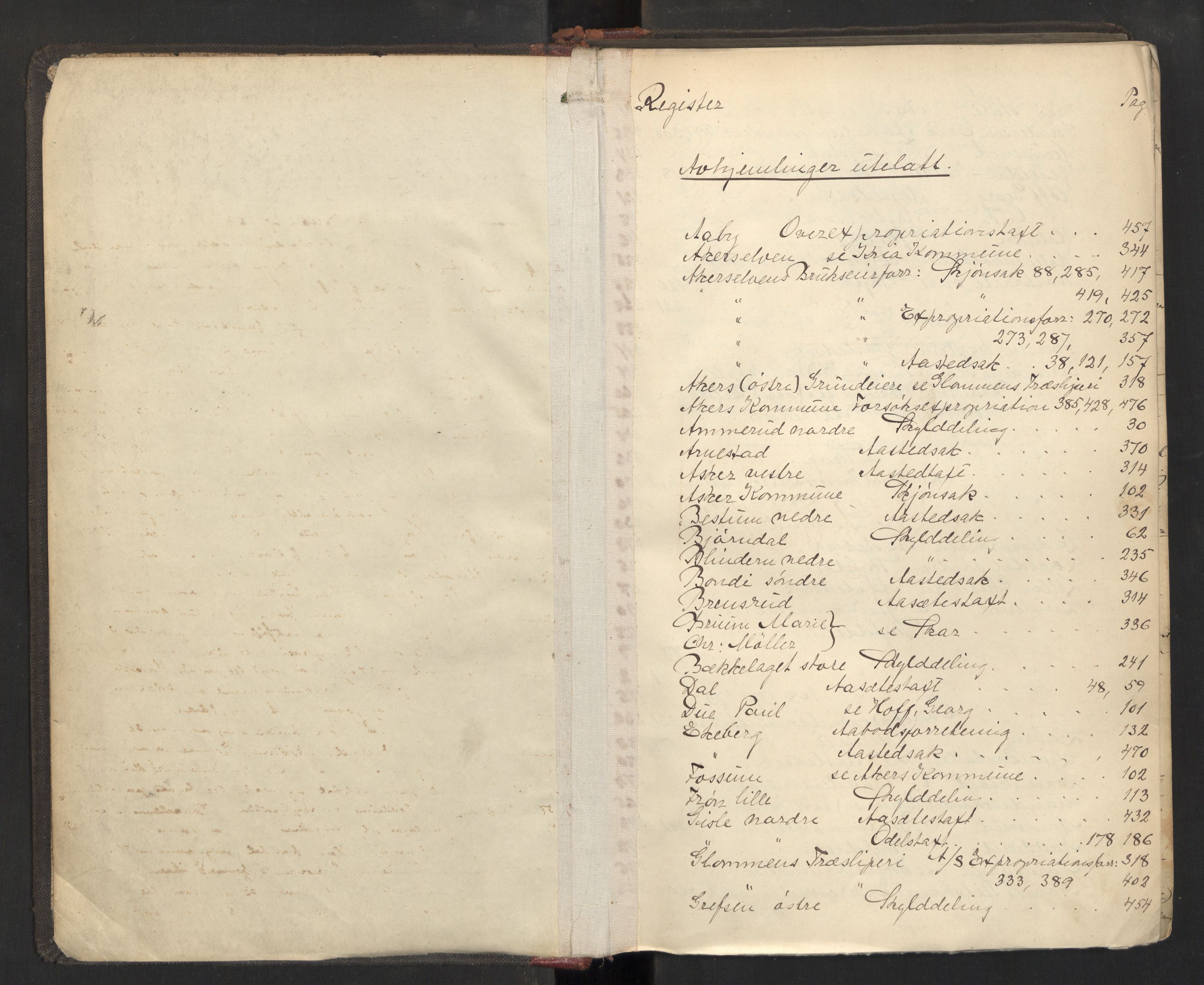 Aker sorenskriveri, AV/SAO-A-10895/F/Fc/Fcb/L0074: Ekstrarettsprotokoll, 1907-1909