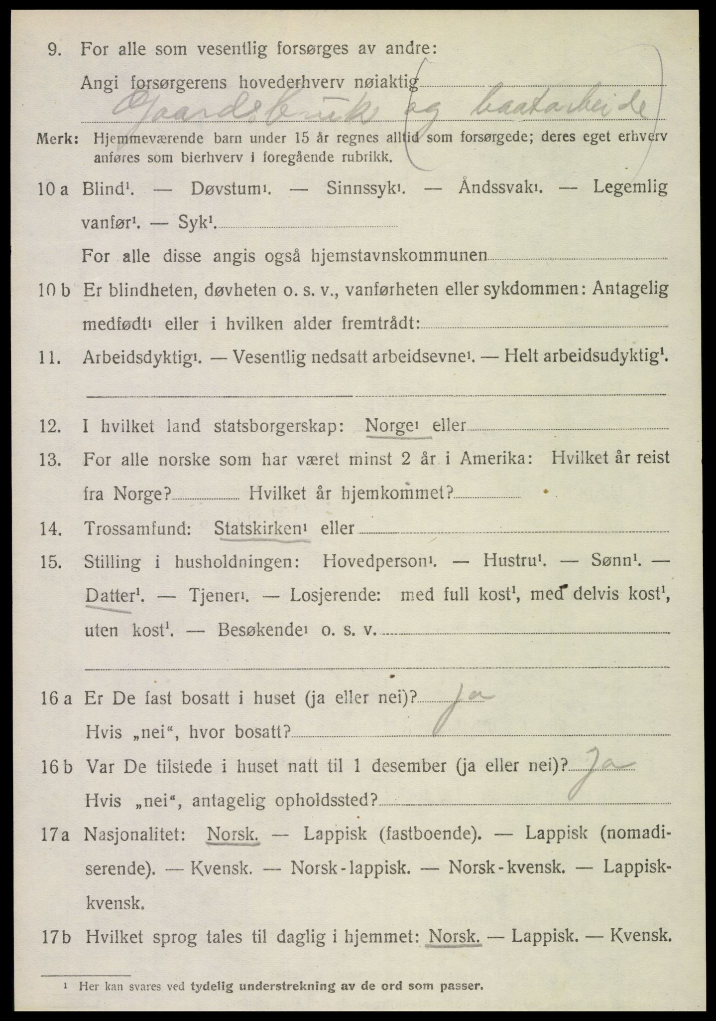 SAT, Folketelling 1920 for 1752 Kolvereid herred, 1920, s. 1512