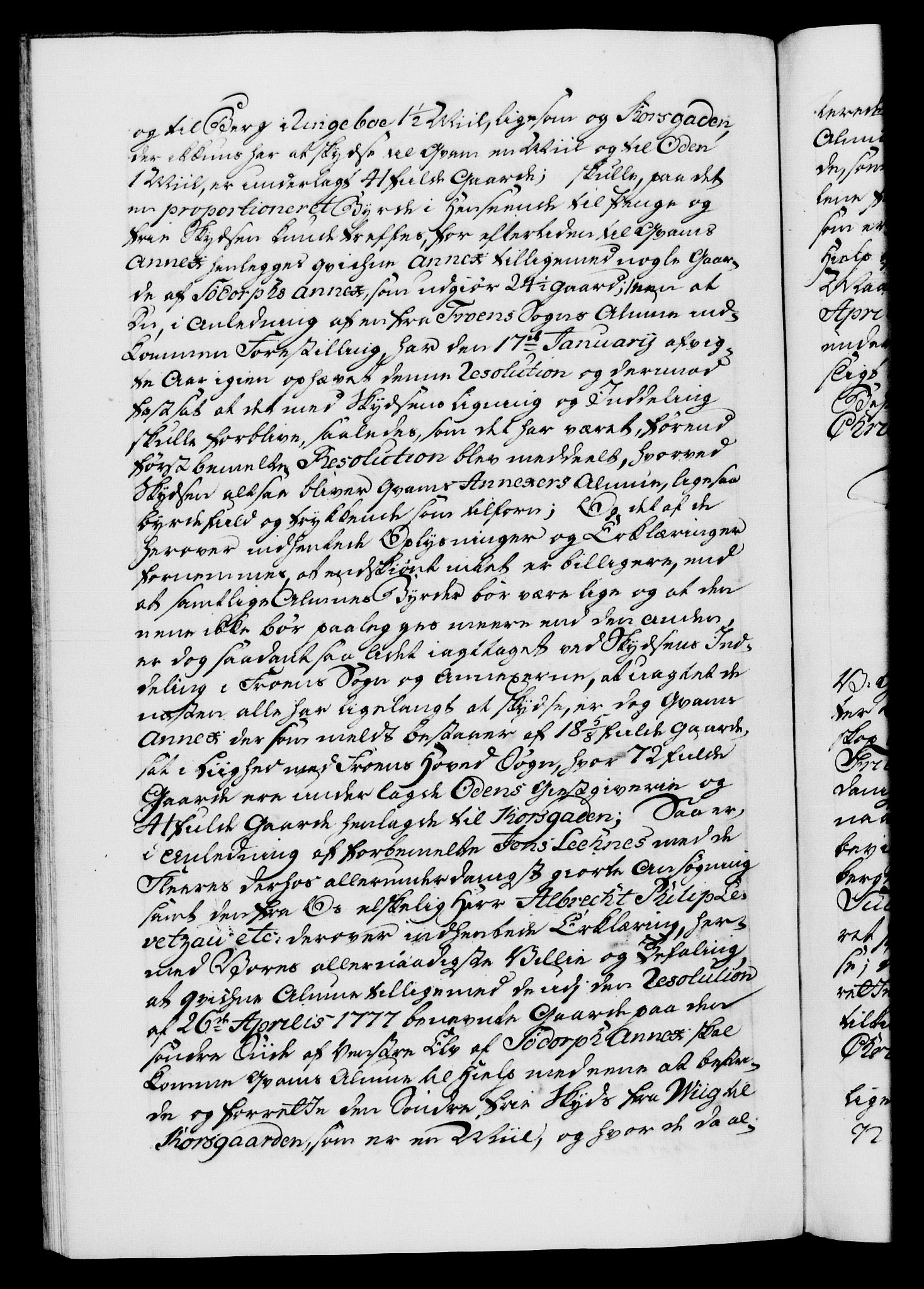 Danske Kanselli 1572-1799, AV/RA-EA-3023/F/Fc/Fca/Fcab/L0042: Norske tegnelser, 1777-1781, s. 386b