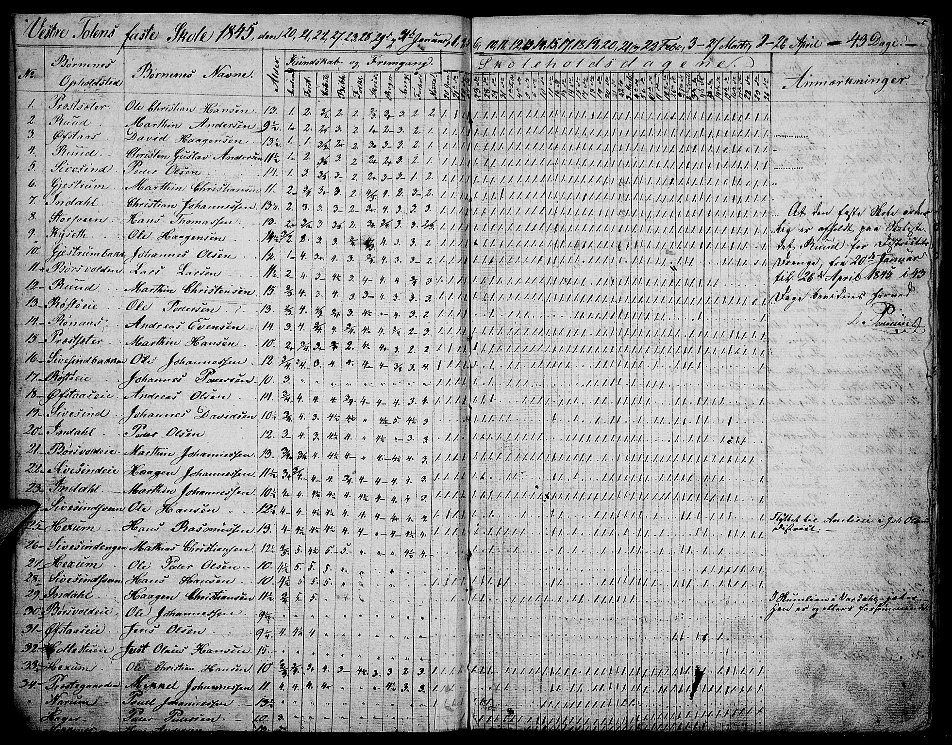 Vestre Toten prestekontor, AV/SAH-PREST-108/H/Ha/Hab/L0003: Klokkerbok nr. 3, 1846-1854, s. 3