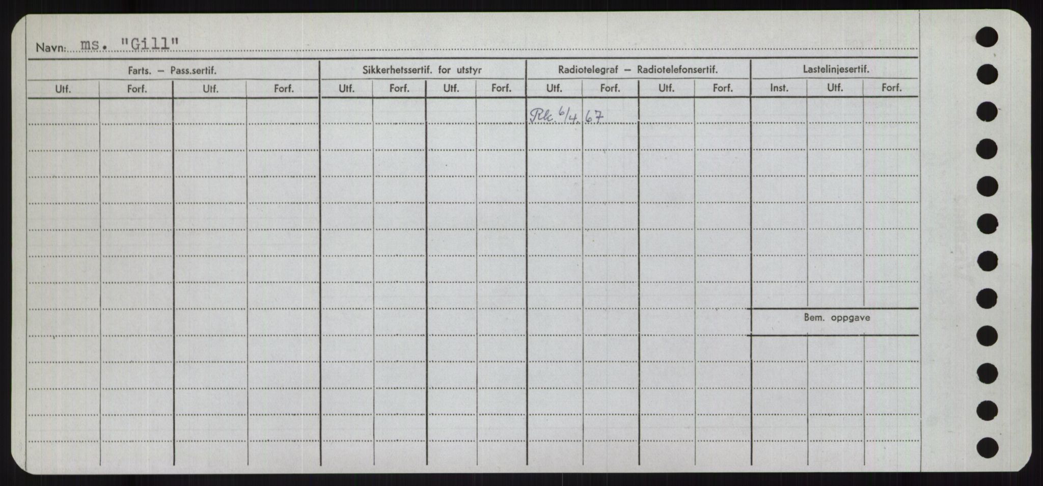 Sjøfartsdirektoratet med forløpere, Skipsmålingen, RA/S-1627/H/Ha/L0002/0002: Fartøy, Eik-Hill / Fartøy, G-Hill, s. 128