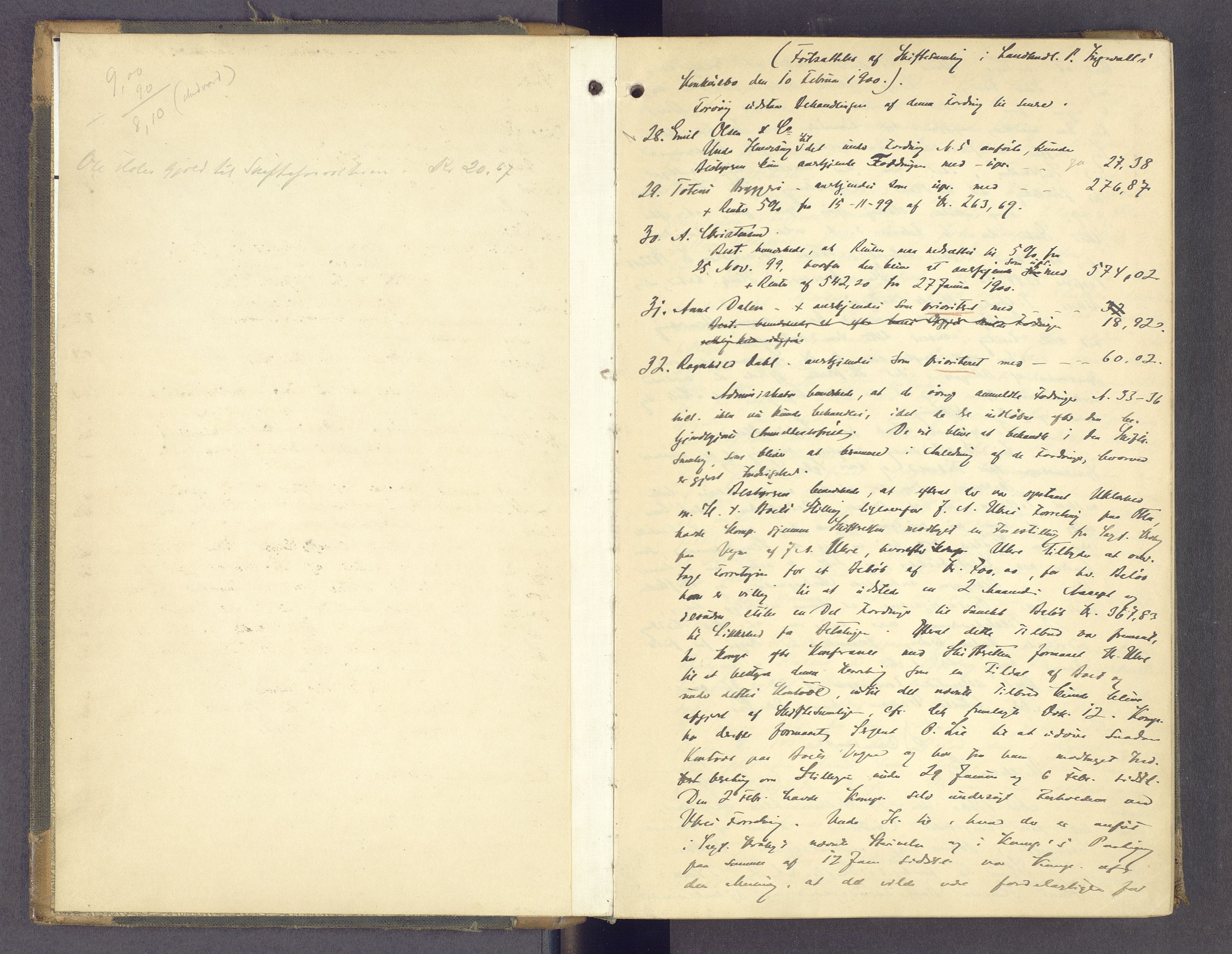 Nord-Gudbrandsdal tingrett, AV/SAH-TING-002/J/Jc/L0004: Skifteforhandlingsprotokoll, 1900-1907