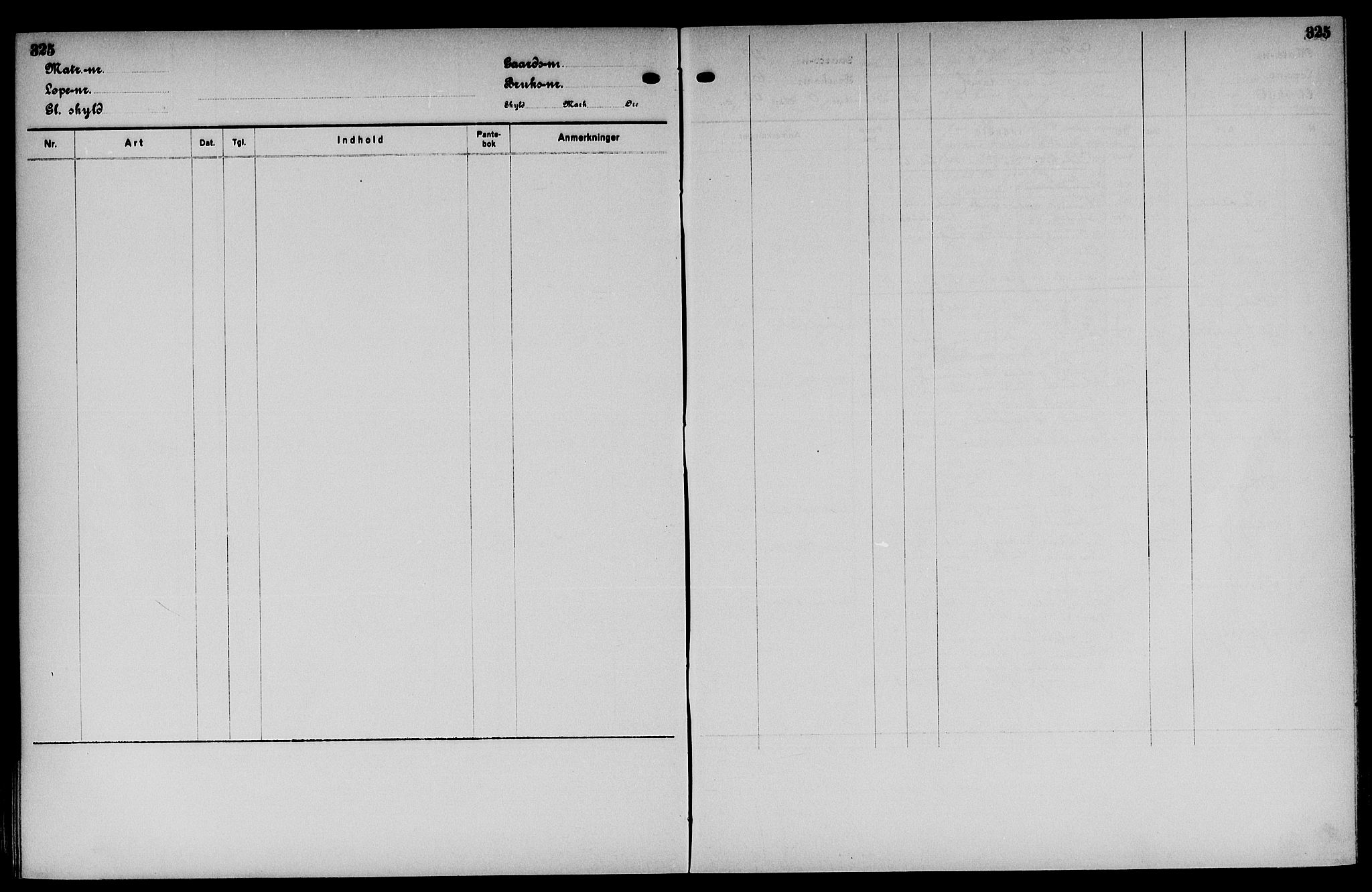 Vinger og Odal sorenskriveri, SAH/TING-022/H/Ha/Hac/Hacc/L0012: Panteregister nr. 3.12, 1923, s. 325