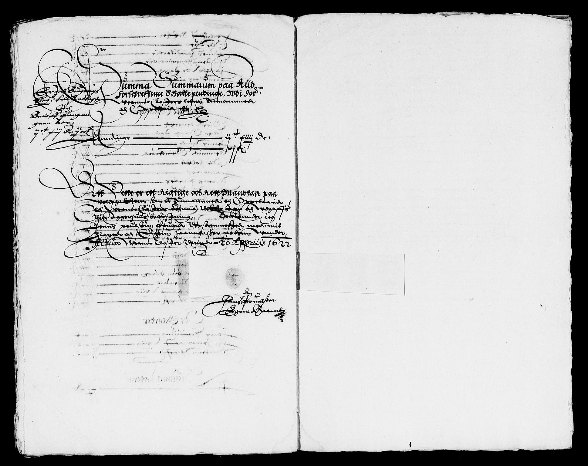 Rentekammeret inntil 1814, Reviderte regnskaper, Lensregnskaper, RA/EA-5023/R/Rb/Rba/L0064: Akershus len, 1622-1624