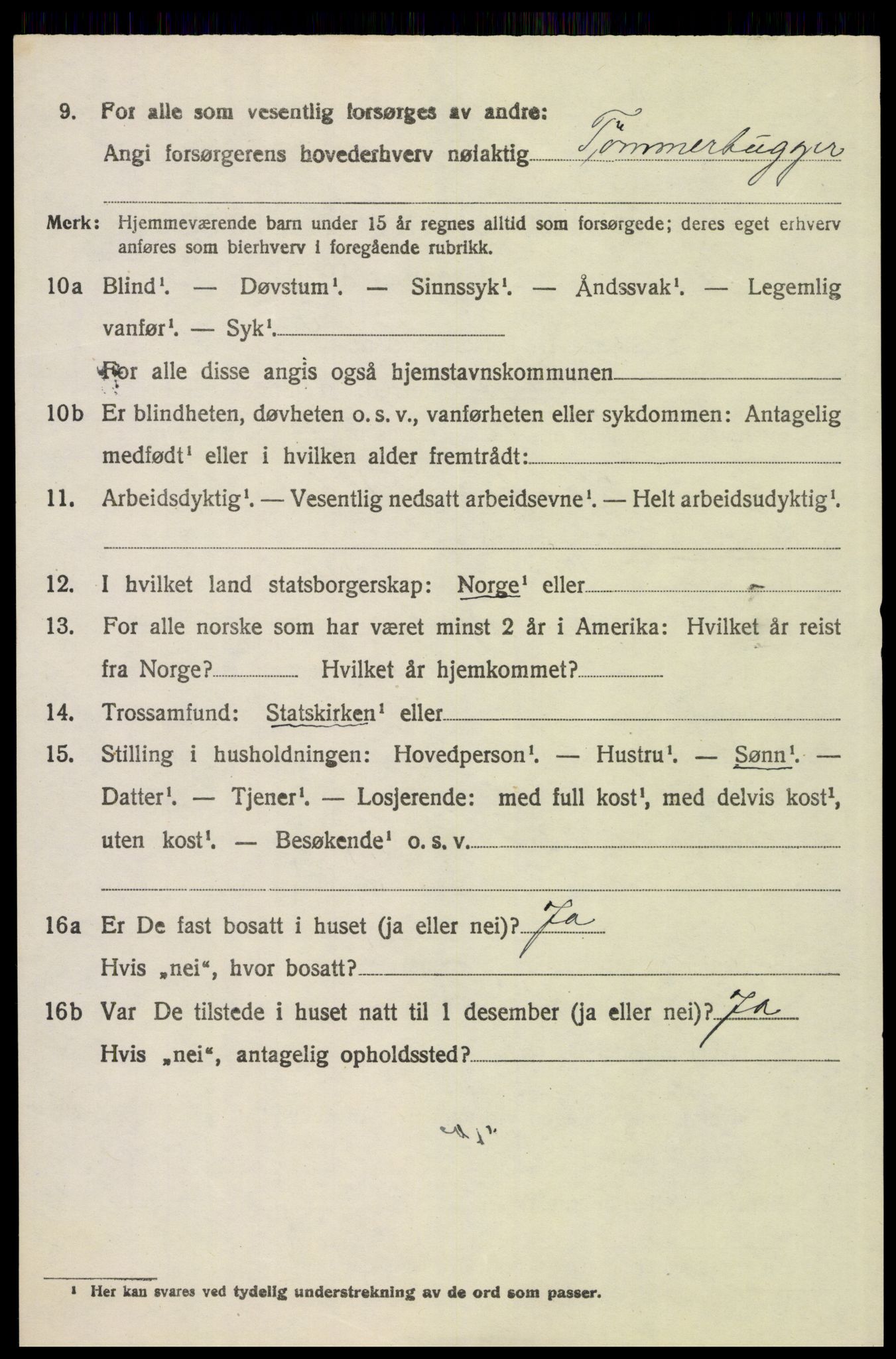 SAH, Folketelling 1920 for 0428 Trysil herred, 1920, s. 6696