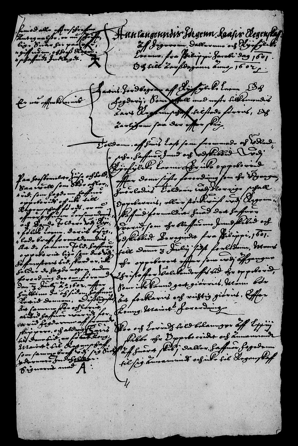 Rentekammeret inntil 1814, Reviderte regnskaper, Lensregnskaper, AV/RA-EA-5023/R/Rb/Rbs/L0001: Stavanger len, 1601-1605