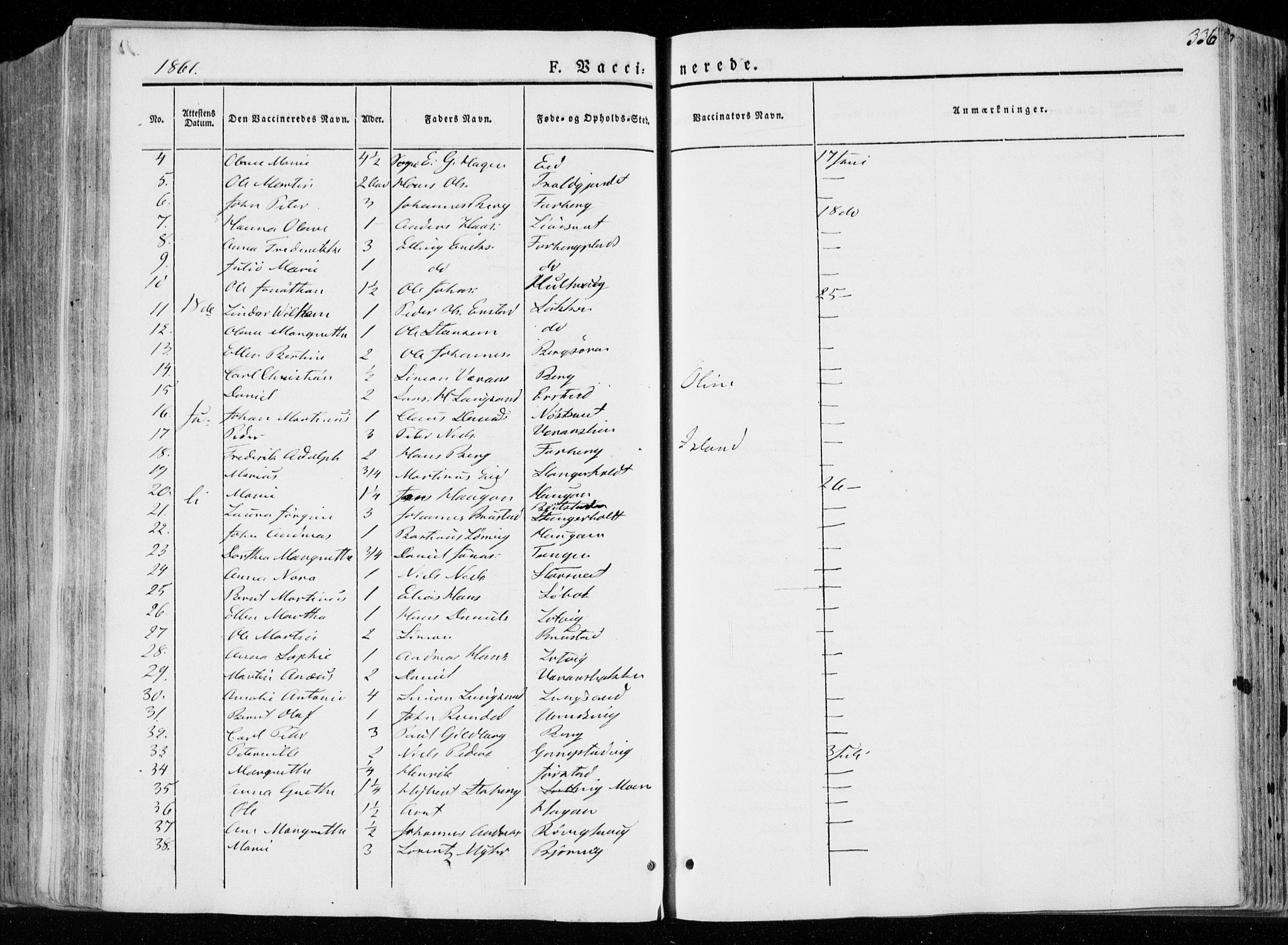 Ministerialprotokoller, klokkerbøker og fødselsregistre - Nord-Trøndelag, SAT/A-1458/722/L0218: Ministerialbok nr. 722A05, 1843-1868, s. 336