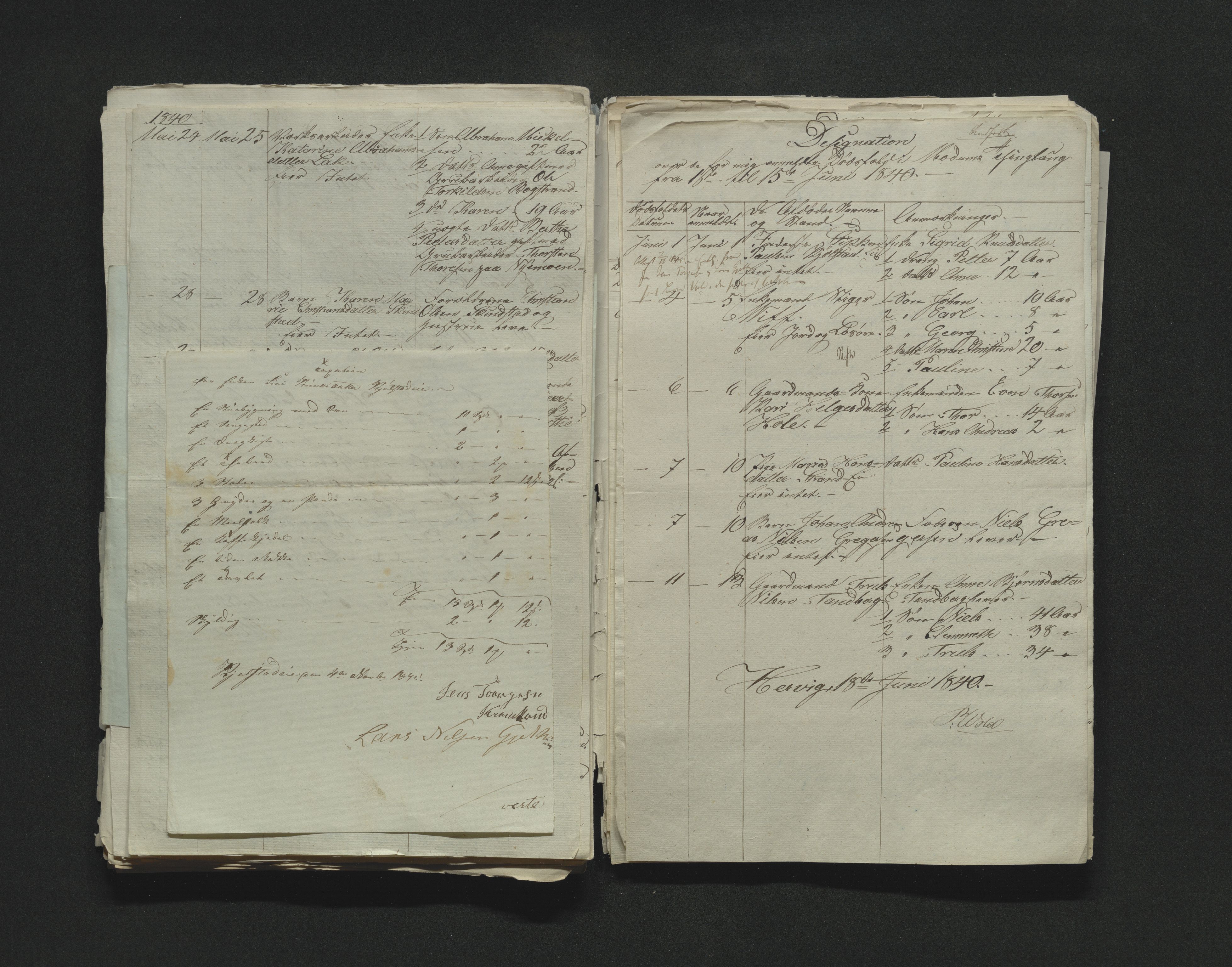 Eiker, Modum og Sigdal sorenskriveri, AV/SAKO-A-123/H/Ha/Hab/L0005: Dødsfallsmeldinger, 1837-1840