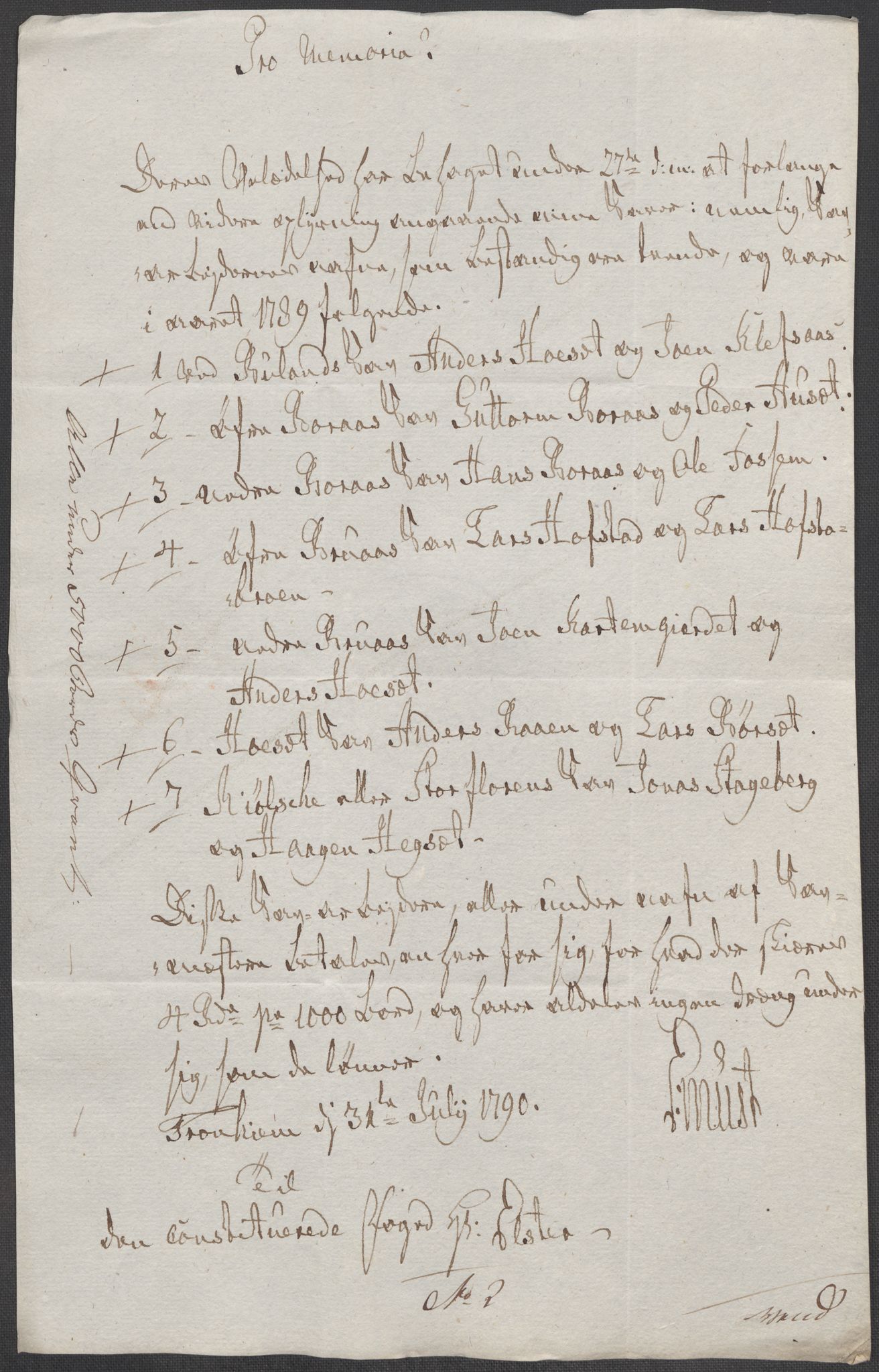Rentekammeret inntil 1814, Reviderte regnskaper, Mindre regnskaper, AV/RA-EA-4068/Rf/Rfe/L0045: Stavanger, Stjørdal og Verdal fogderi, 1789, s. 135