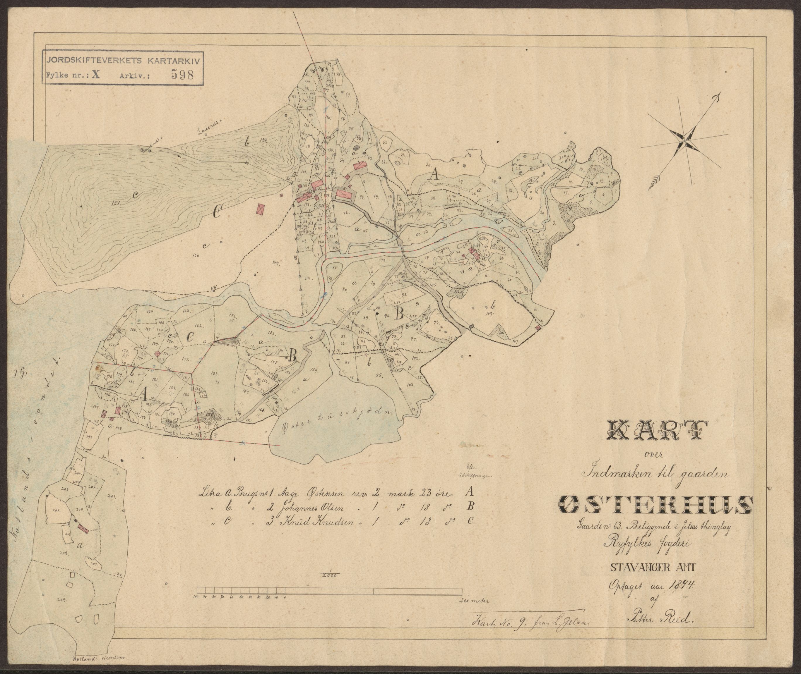 Jordskifteverkets kartarkiv, RA/S-3929/T, 1859-1988, s. 668