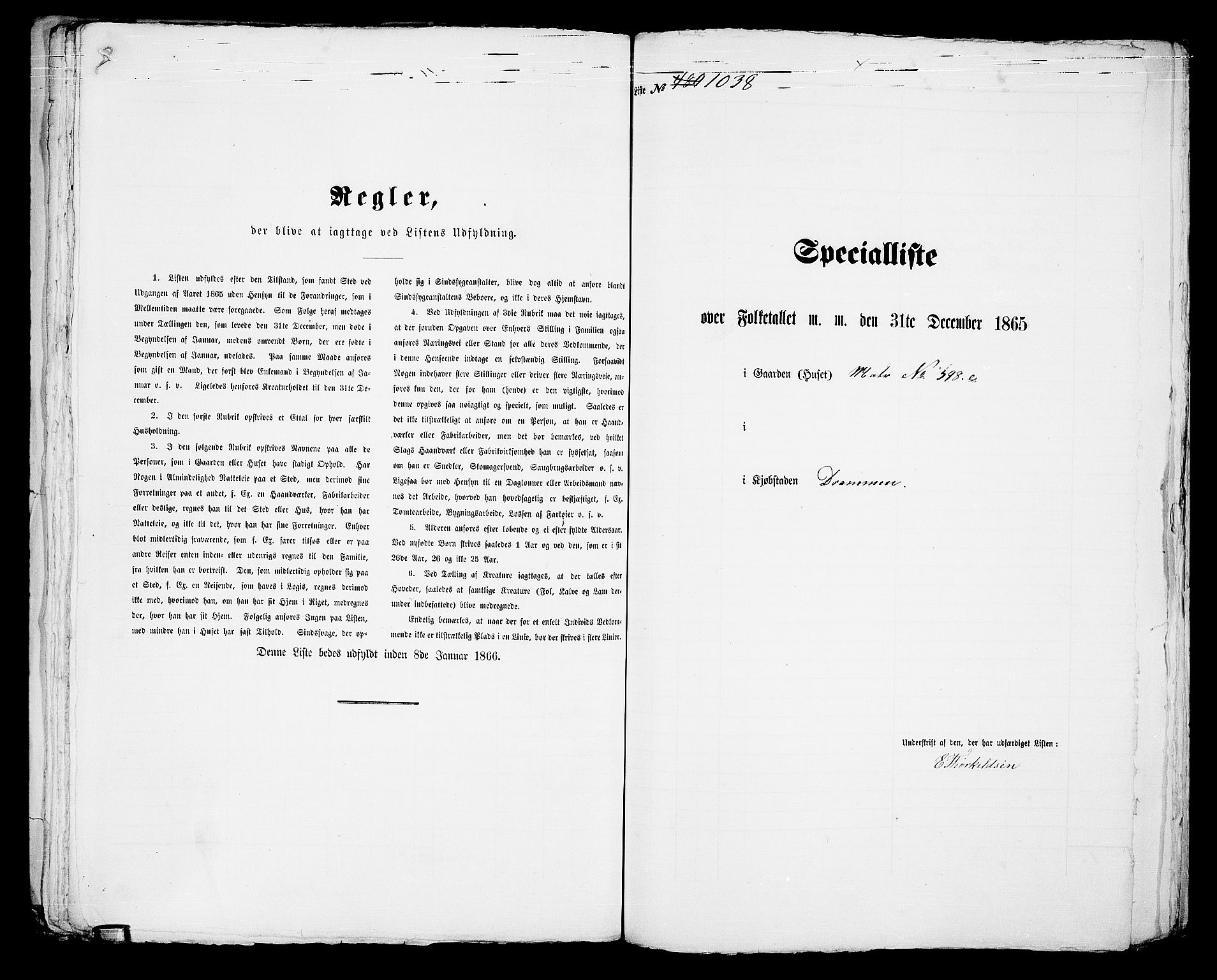 RA, Folketelling 1865 for 0602bP Strømsø prestegjeld i Drammen kjøpstad, 1865, s. 902