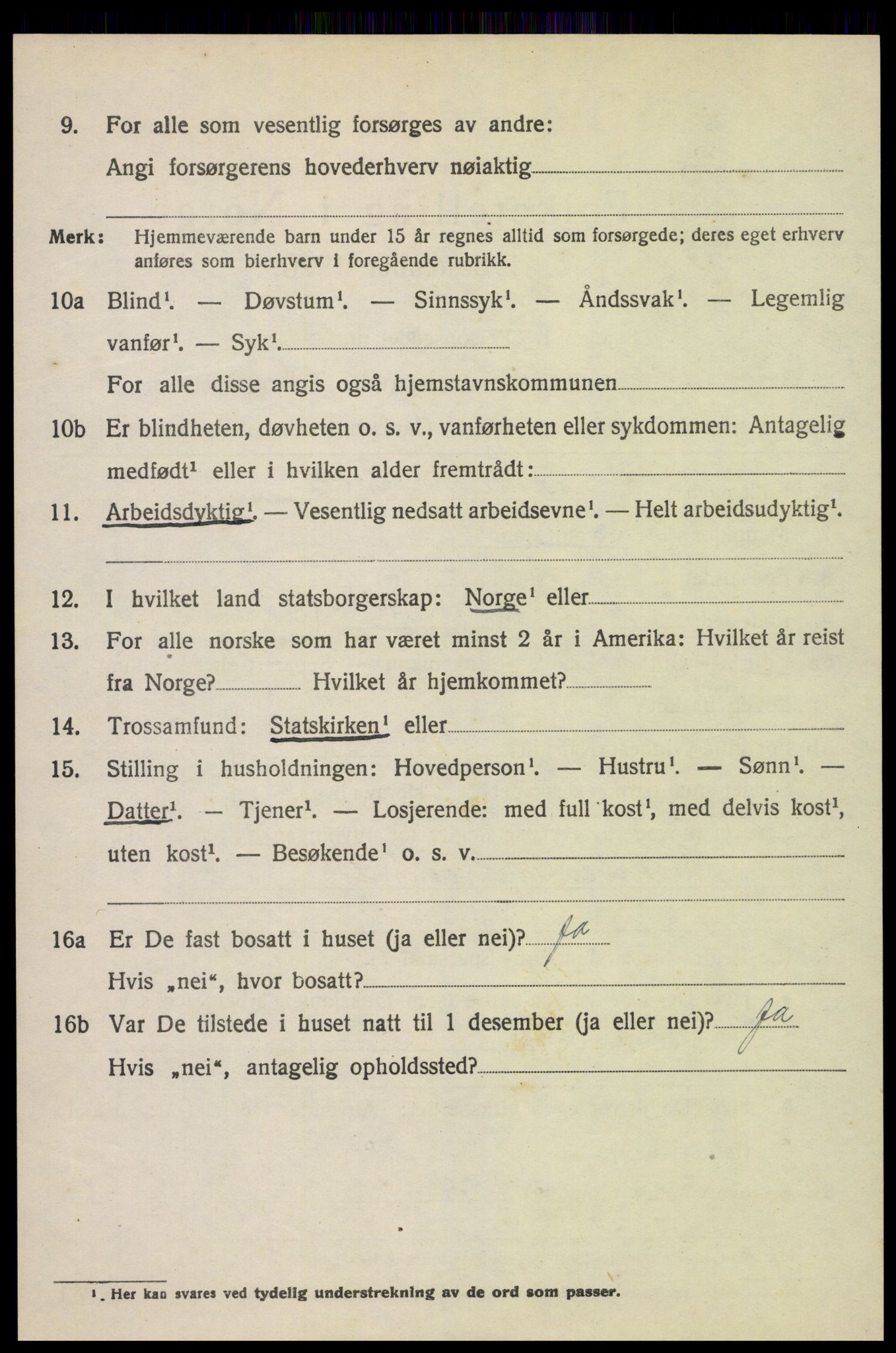 SAH, Folketelling 1920 for 0522 Østre Gausdal herred, 1920, s. 1367