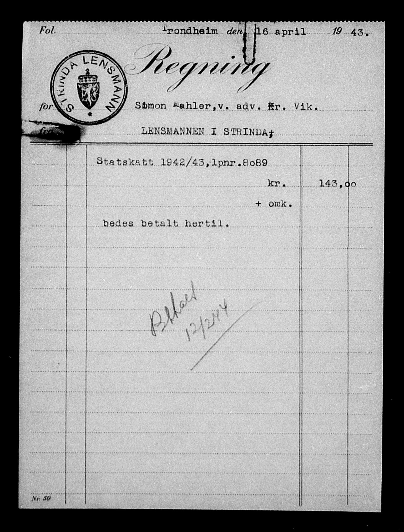 Justisdepartementet, Tilbakeføringskontoret for inndratte formuer, AV/RA-S-1564/H/Hc/Hca/L0903: --, 1945-1947, s. 495