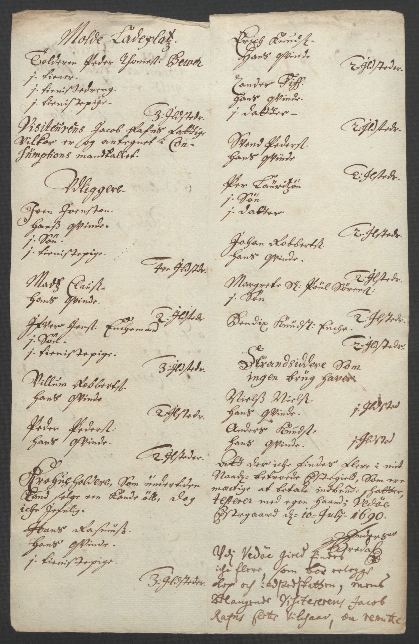 Rentekammeret inntil 1814, Reviderte regnskaper, Fogderegnskap, AV/RA-EA-4092/R55/L3649: Fogderegnskap Romsdal, 1690-1691, s. 114