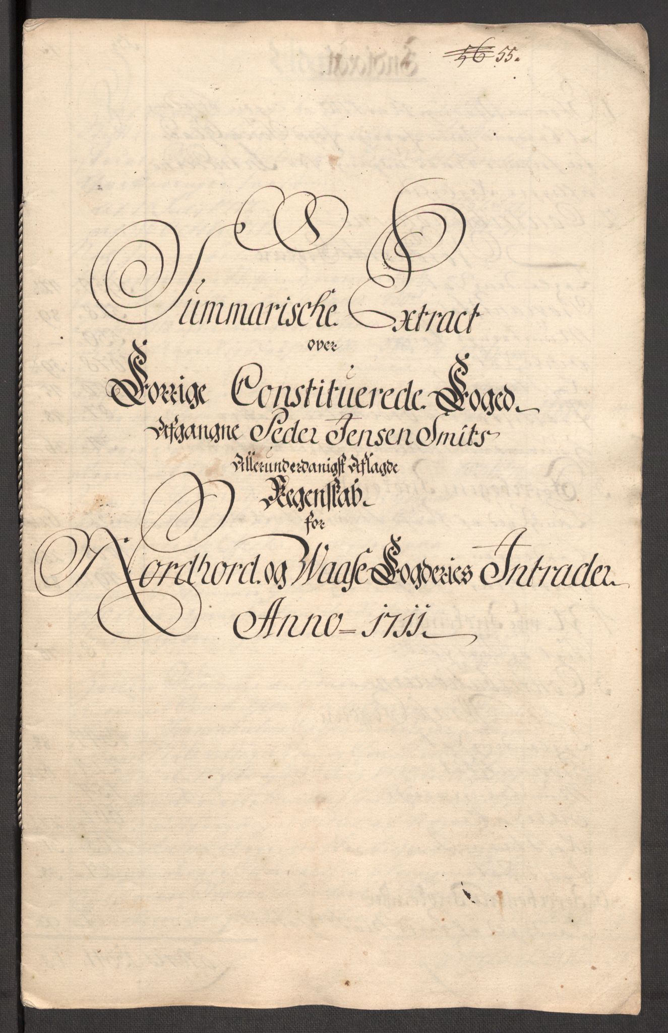 Rentekammeret inntil 1814, Reviderte regnskaper, Fogderegnskap, AV/RA-EA-4092/R51/L3192: Fogderegnskap Nordhordland og Voss, 1711, s. 24