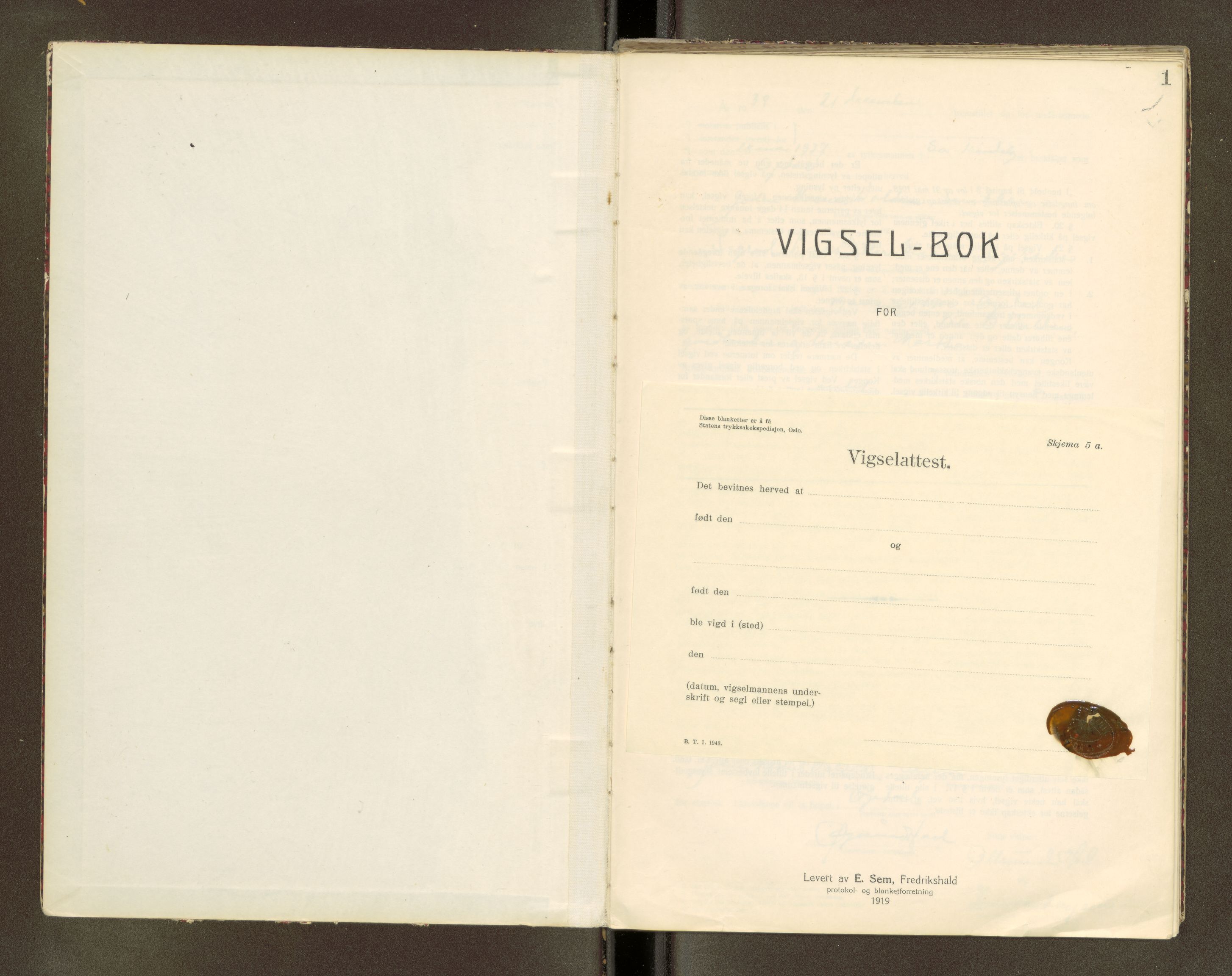 Orkdal sorenskriveri, AV/SAT-A-4169/1/6/6D/L0007: Lysingsbok, 1919-1945
