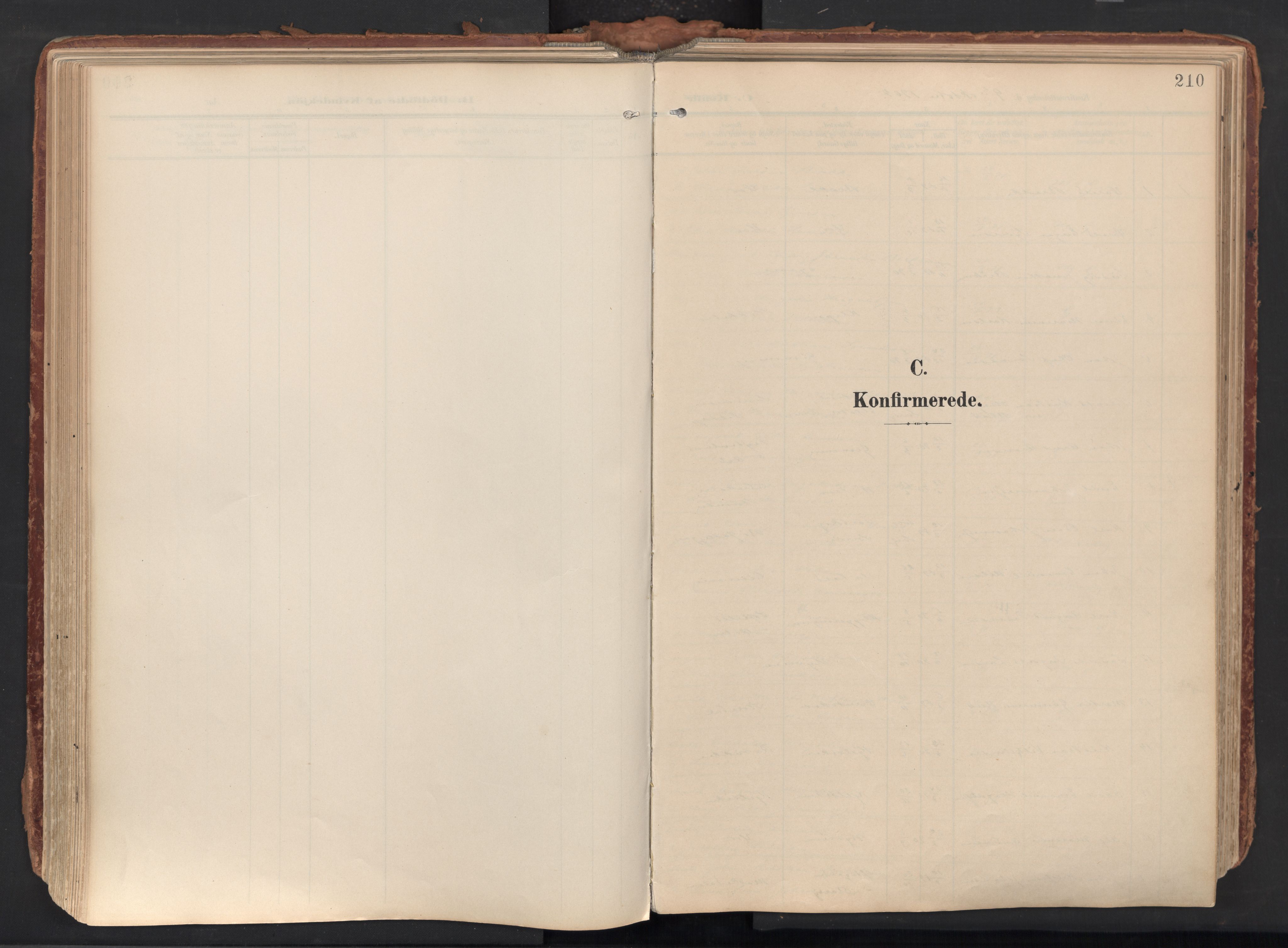 Idd prestekontor Kirkebøker, SAO/A-10911/F/Fc/L0007: Ministerialbok nr. III 7, 1904-1925, s. 210
