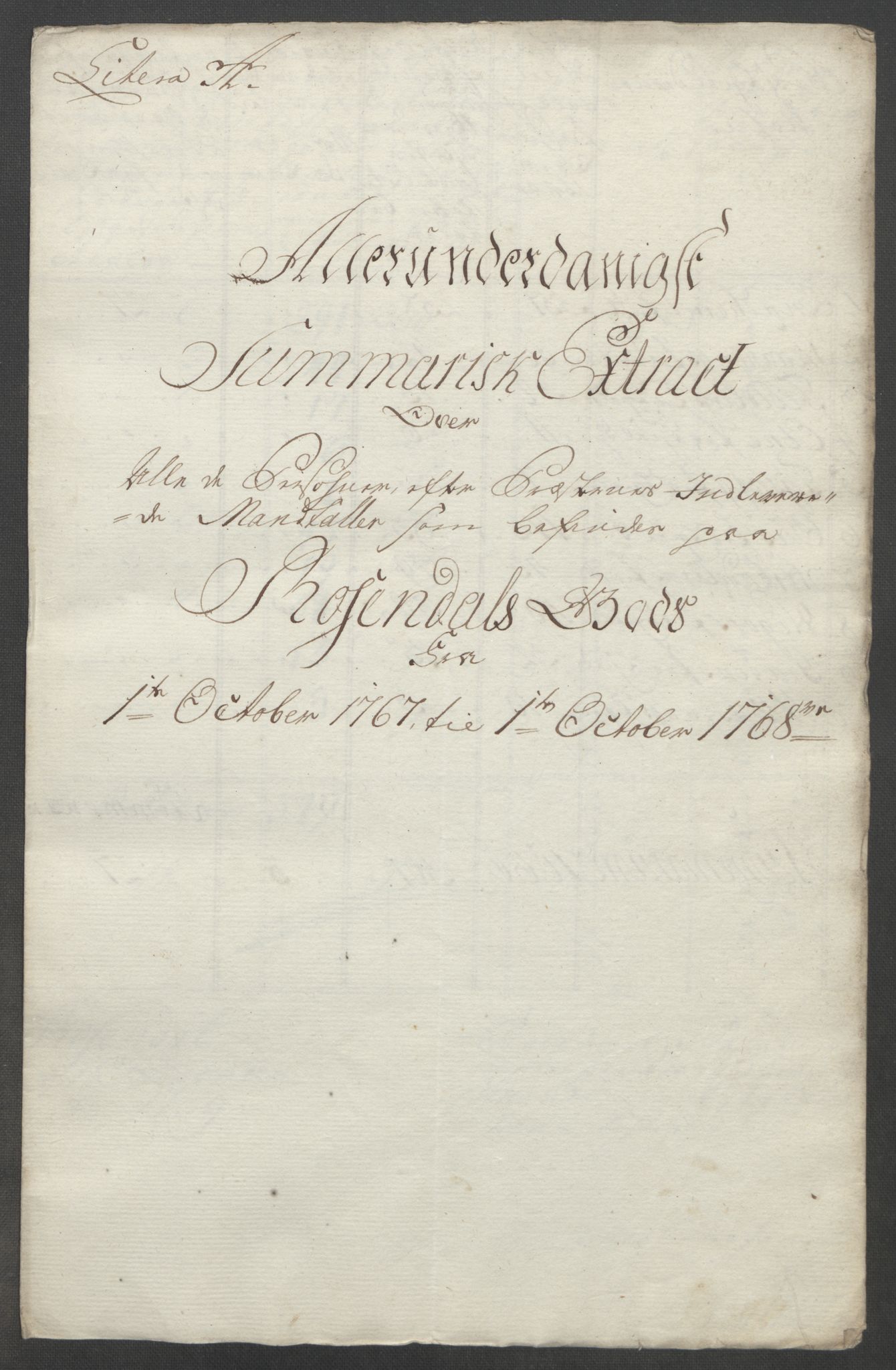 Rentekammeret inntil 1814, Reviderte regnskaper, Fogderegnskap, AV/RA-EA-4092/R49/L3157: Ekstraskatten Rosendal Baroni, 1762-1772, s. 212