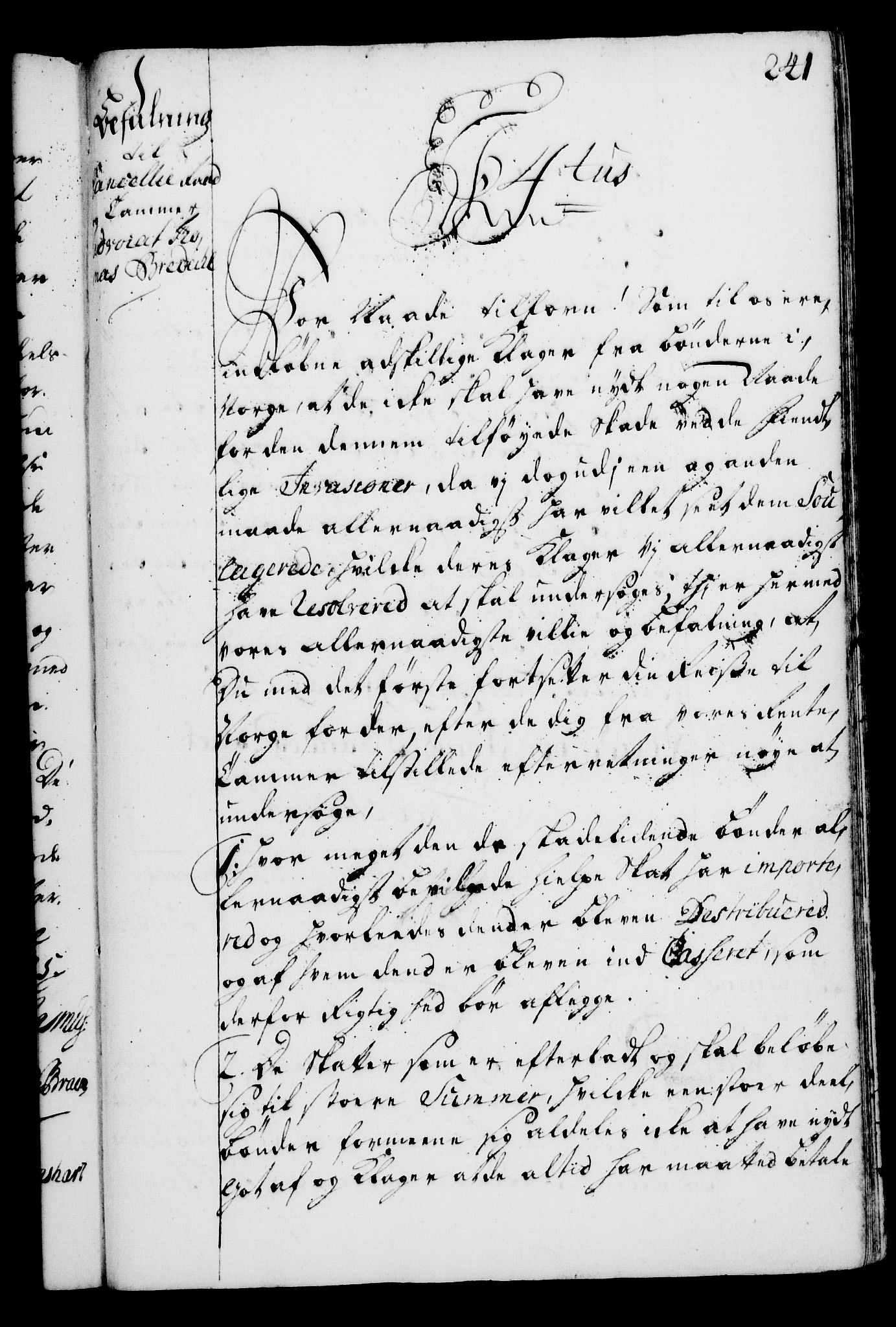 Rentekammeret, Kammerkanselliet, RA/EA-3111/G/Gg/Gga/L0002: Norsk ekspedisjonsprotokoll med register (merket RK 53.2), 1723-1727, s. 241