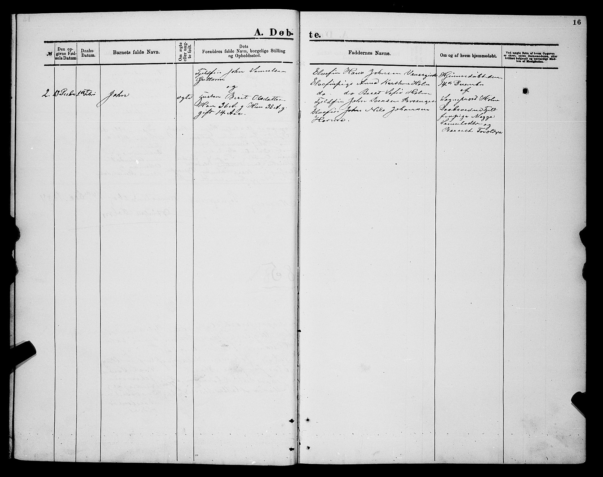 Nesseby sokneprestkontor, SATØ/S-1330/H/Hb/L0007klokker: Klokkerbok nr. 7, 1877-1884, s. 16