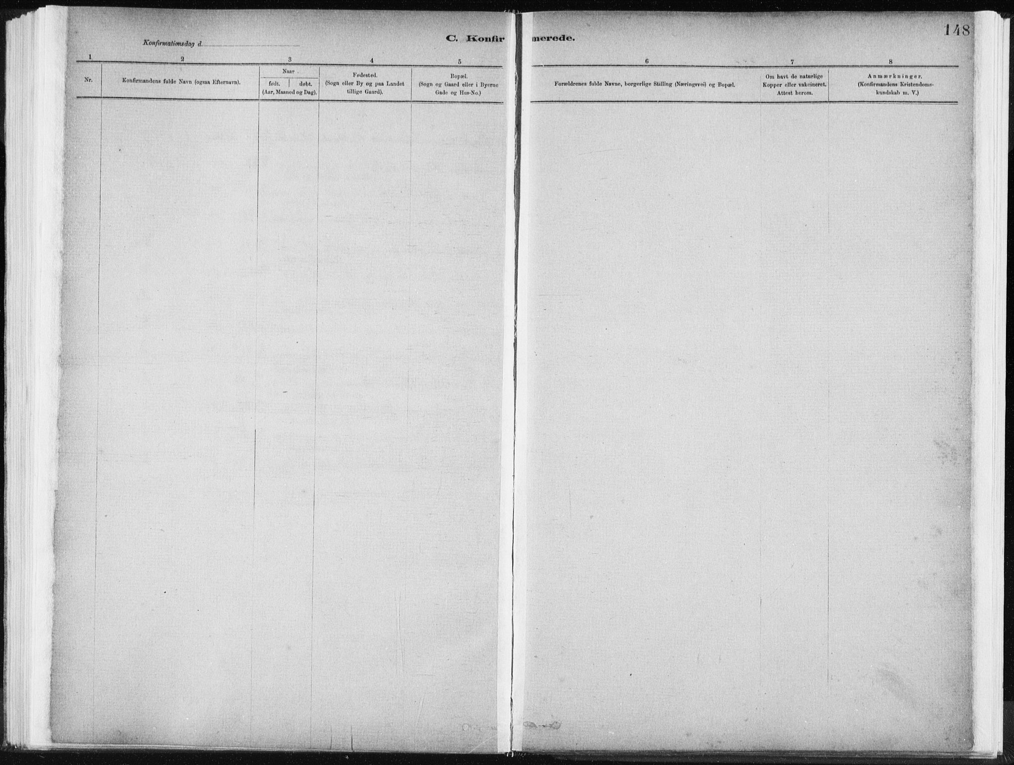 Ministerialprotokoller, klokkerbøker og fødselsregistre - Sør-Trøndelag, SAT/A-1456/637/L0558: Ministerialbok nr. 637A01, 1882-1899, s. 148