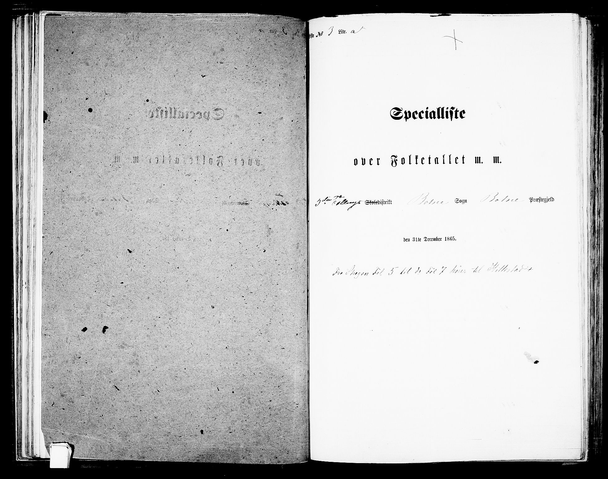 RA, Folketelling 1865 for 0715L Botne prestegjeld, Botne sokn og Hillestad sokn, 1865, s. 55