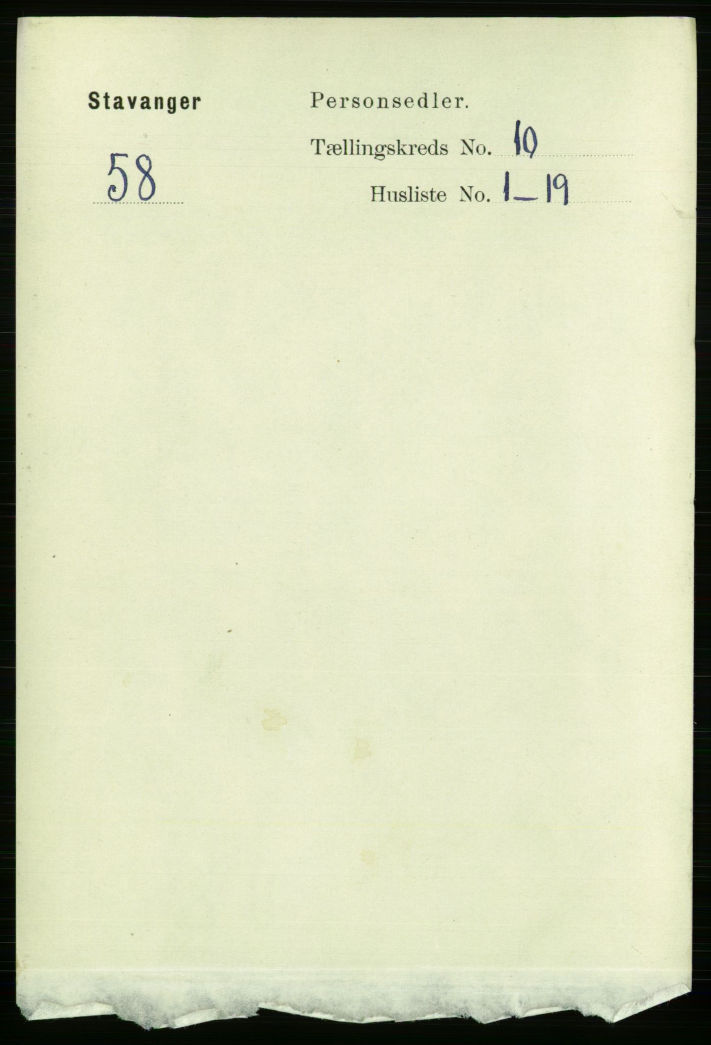 RA, Folketelling 1891 for 1103 Stavanger kjøpstad, 1891, s. 13709