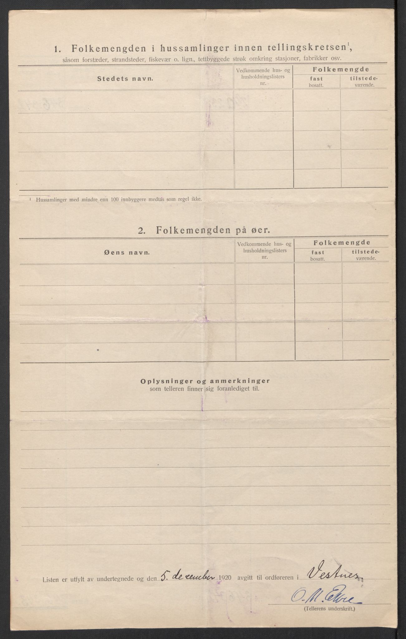 SAT, Folketelling 1920 for 1535 Vestnes herred, 1920, s. 15