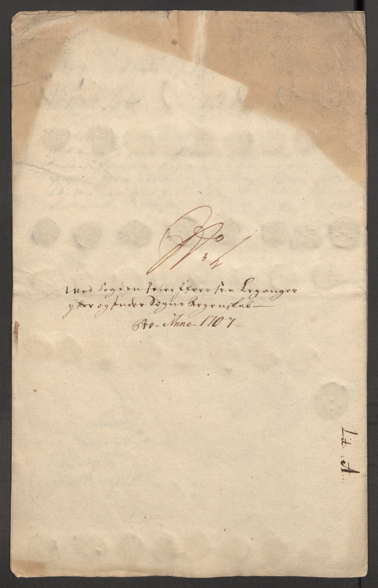 Rentekammeret inntil 1814, Reviderte regnskaper, Fogderegnskap, RA/EA-4092/R52/L3314: Fogderegnskap Sogn, 1705-1707, s. 564