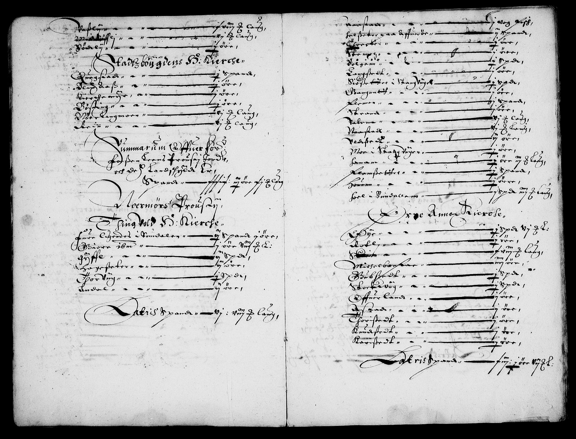 Rentekammeret inntil 1814, Realistisk ordnet avdeling, RA/EA-4070/Fc/Fca/L0004/0003: [Ca IV]  Trondheim stift / "Stichtens Bog", 1654