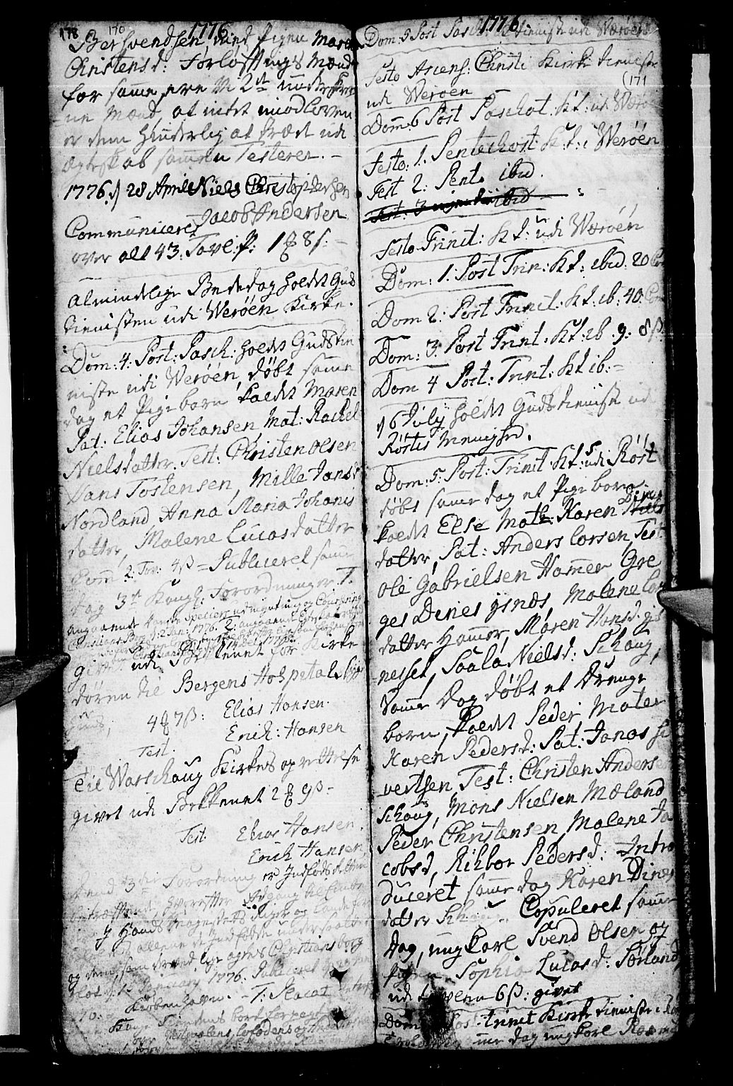 Ministerialprotokoller, klokkerbøker og fødselsregistre - Nordland, AV/SAT-A-1459/807/L0118: Ministerialbok nr. 807A01, 1752-1798, s. 178-179