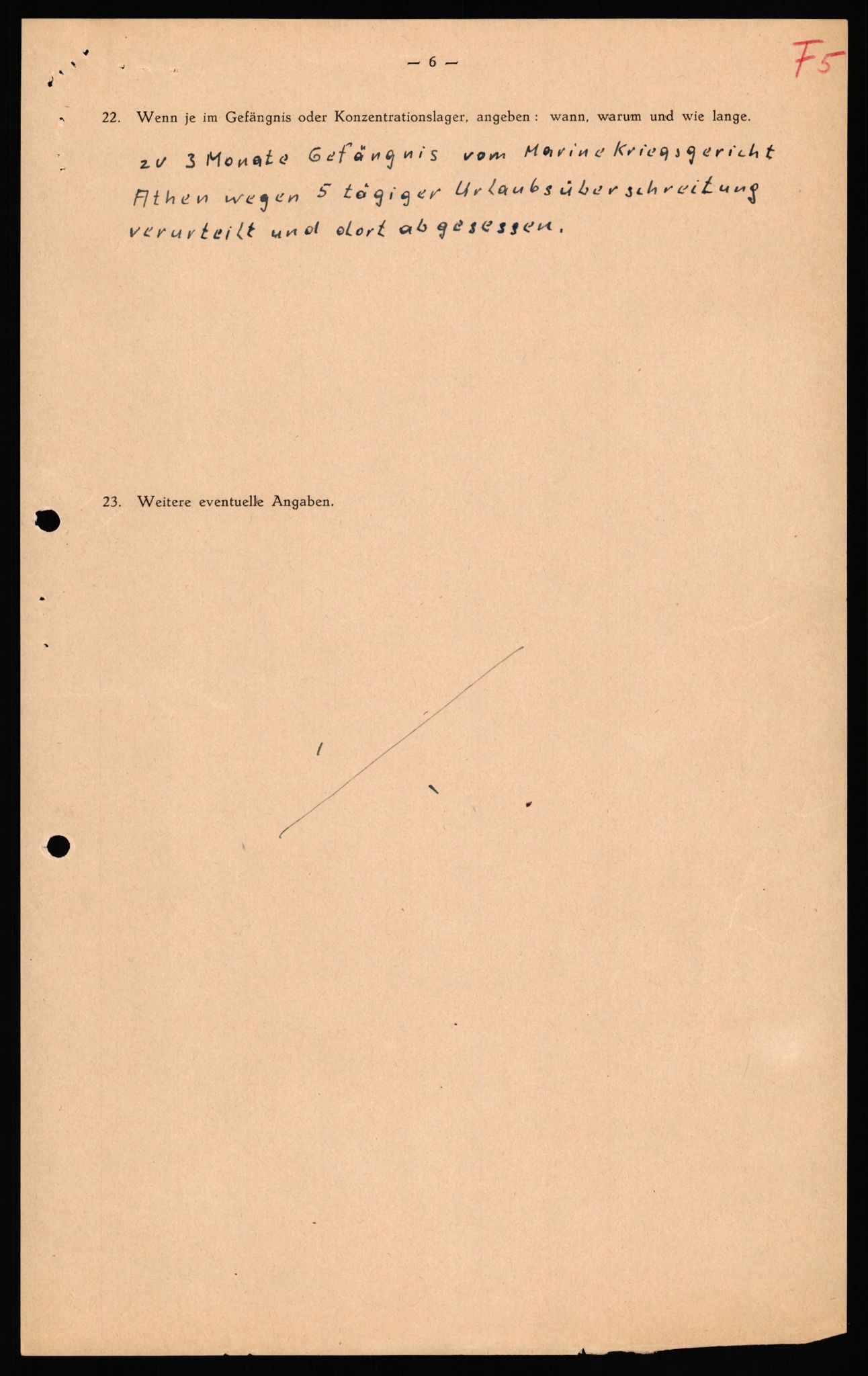 Forsvaret, Forsvarets overkommando II, RA/RAFA-3915/D/Db/L0038: CI Questionaires. Tyske okkupasjonsstyrker i Norge. Østerrikere., 1945-1946, s. 345