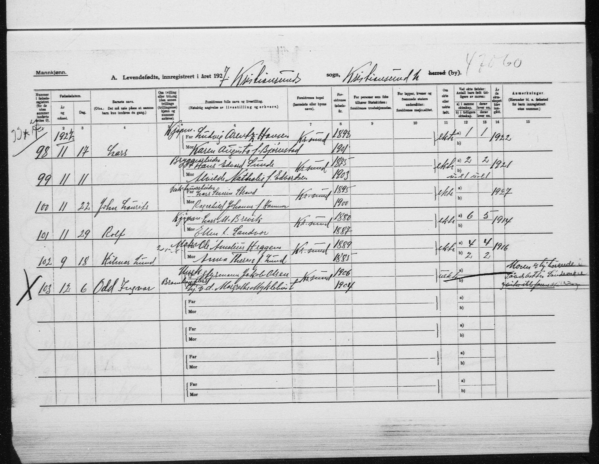 Ministerialprotokoller, klokkerbøker og fødselsregistre - Møre og Romsdal, SAT/A-1454/572/L0864: Ministerialbok nr. 572D08, 1921-1935