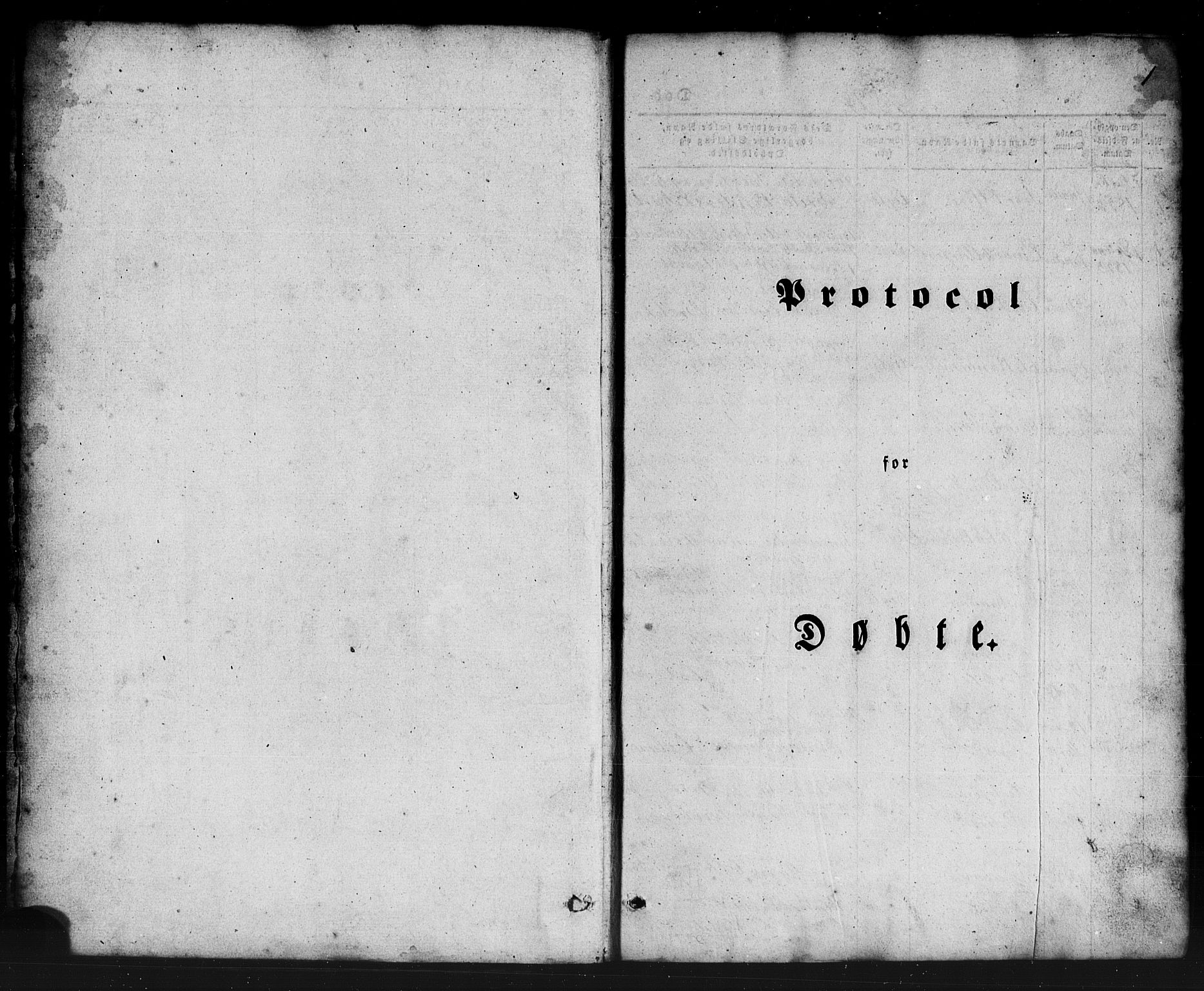 Lavik sokneprestembete, SAB/A-80901: Klokkerbok nr. B 1, 1854-1881