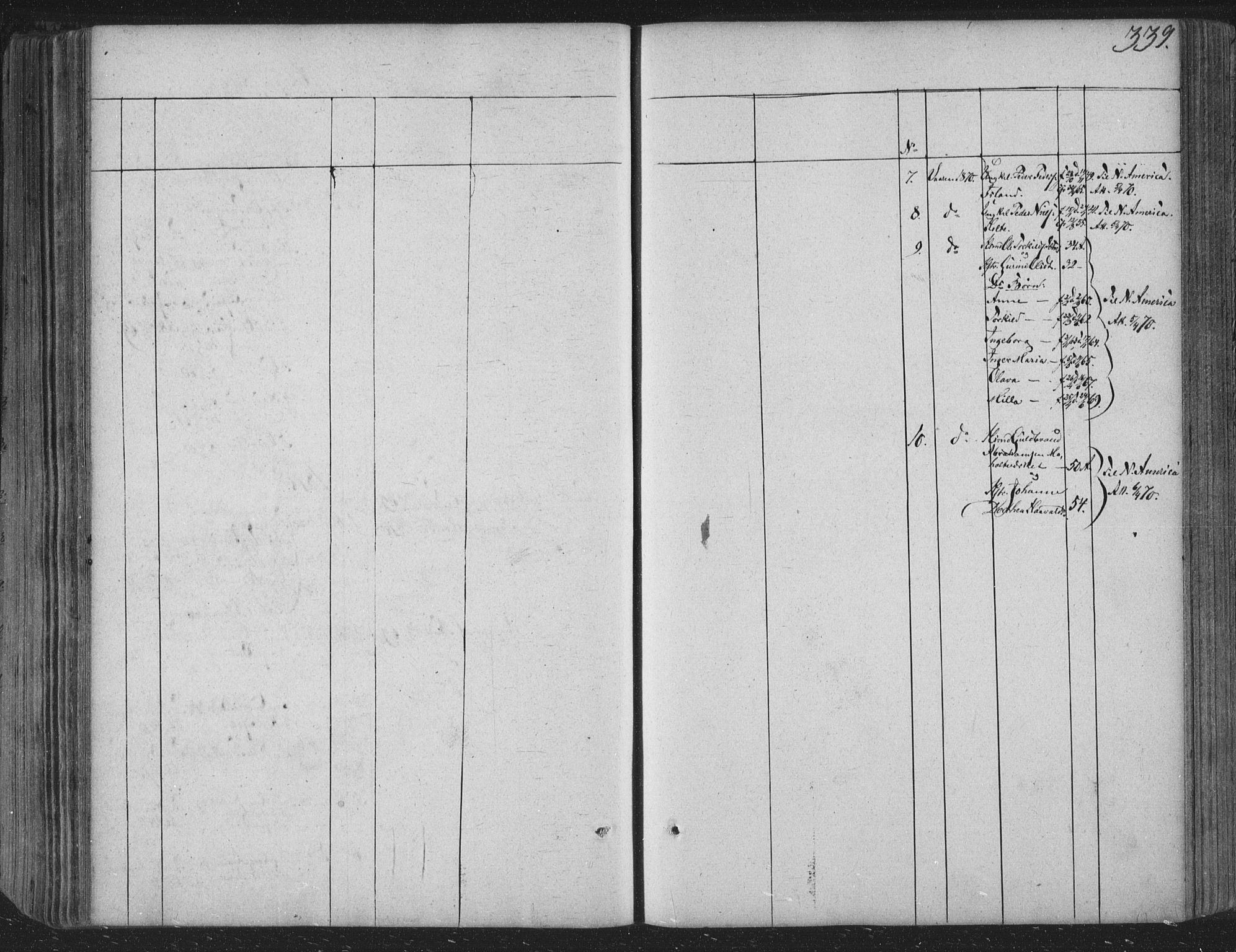 Siljan kirkebøker, SAKO/A-300/F/Fa/L0001: Ministerialbok nr. 1, 1831-1870, s. 339