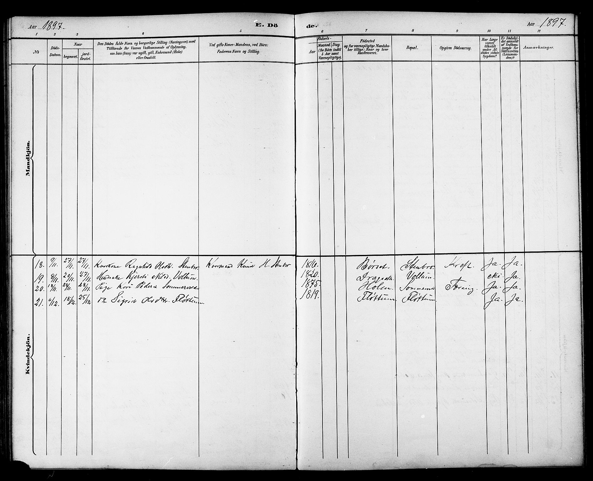 Ministerialprotokoller, klokkerbøker og fødselsregistre - Sør-Trøndelag, SAT/A-1456/689/L1044: Klokkerbok nr. 689C03, 1893-1922