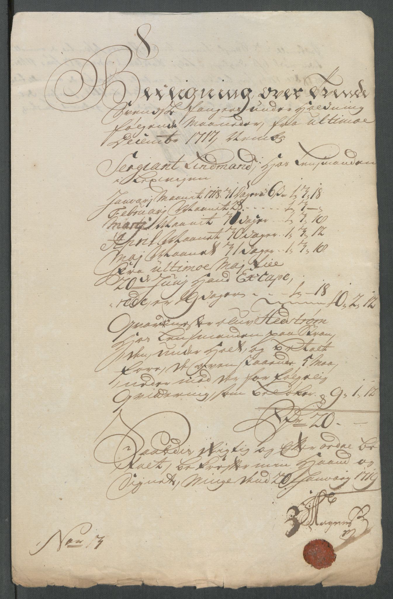 Rentekammeret inntil 1814, Reviderte regnskaper, Fogderegnskap, RA/EA-4092/R62/L4208: Fogderegnskap Stjørdal og Verdal, 1718, s. 317