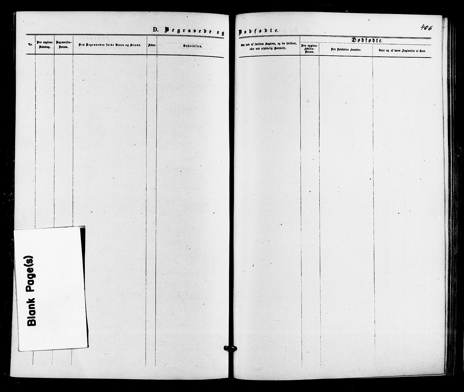 Sigdal kirkebøker, SAKO/A-245/F/Fa/L0010: Ministerialbok nr. I 10 /1, 1872-1878, s. 406