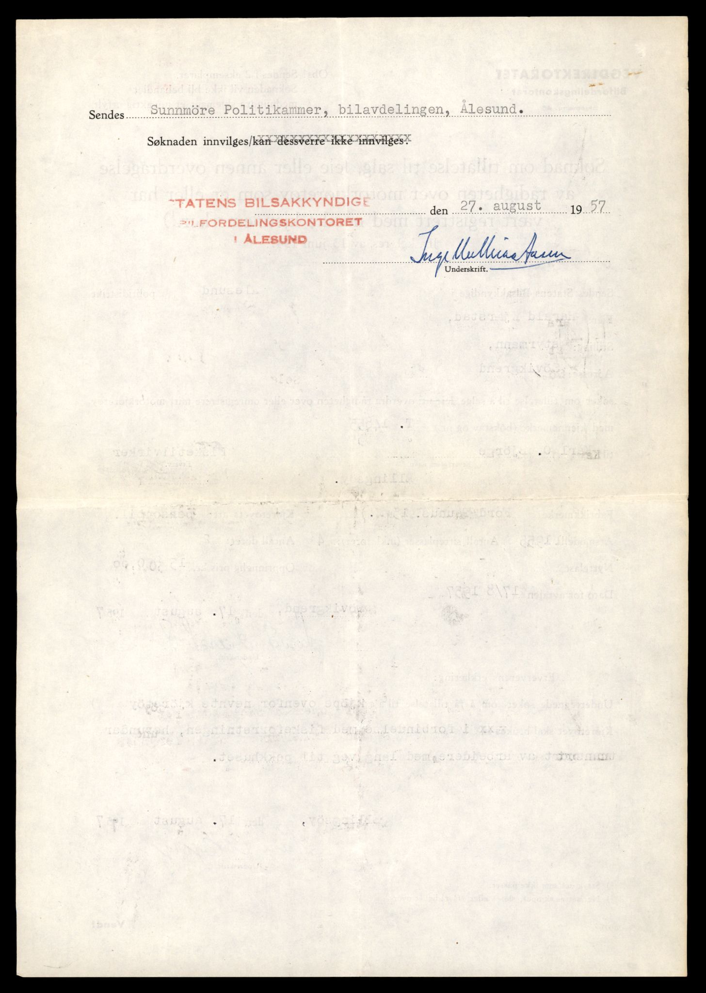 Møre og Romsdal vegkontor - Ålesund trafikkstasjon, AV/SAT-A-4099/F/Fe/L0048: Registreringskort for kjøretøy T 14721 - T 14863, 1927-1998, s. 3100