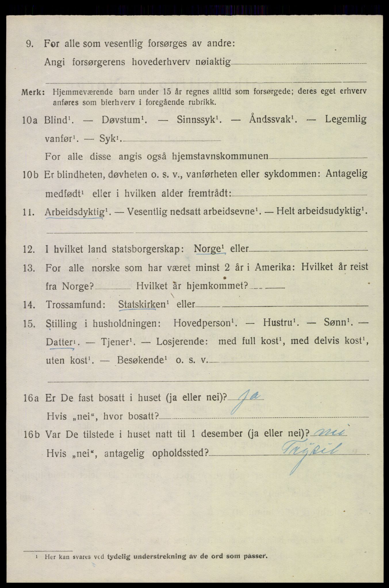 SAH, Folketelling 1920 for 0428 Trysil herred, 1920, s. 13008