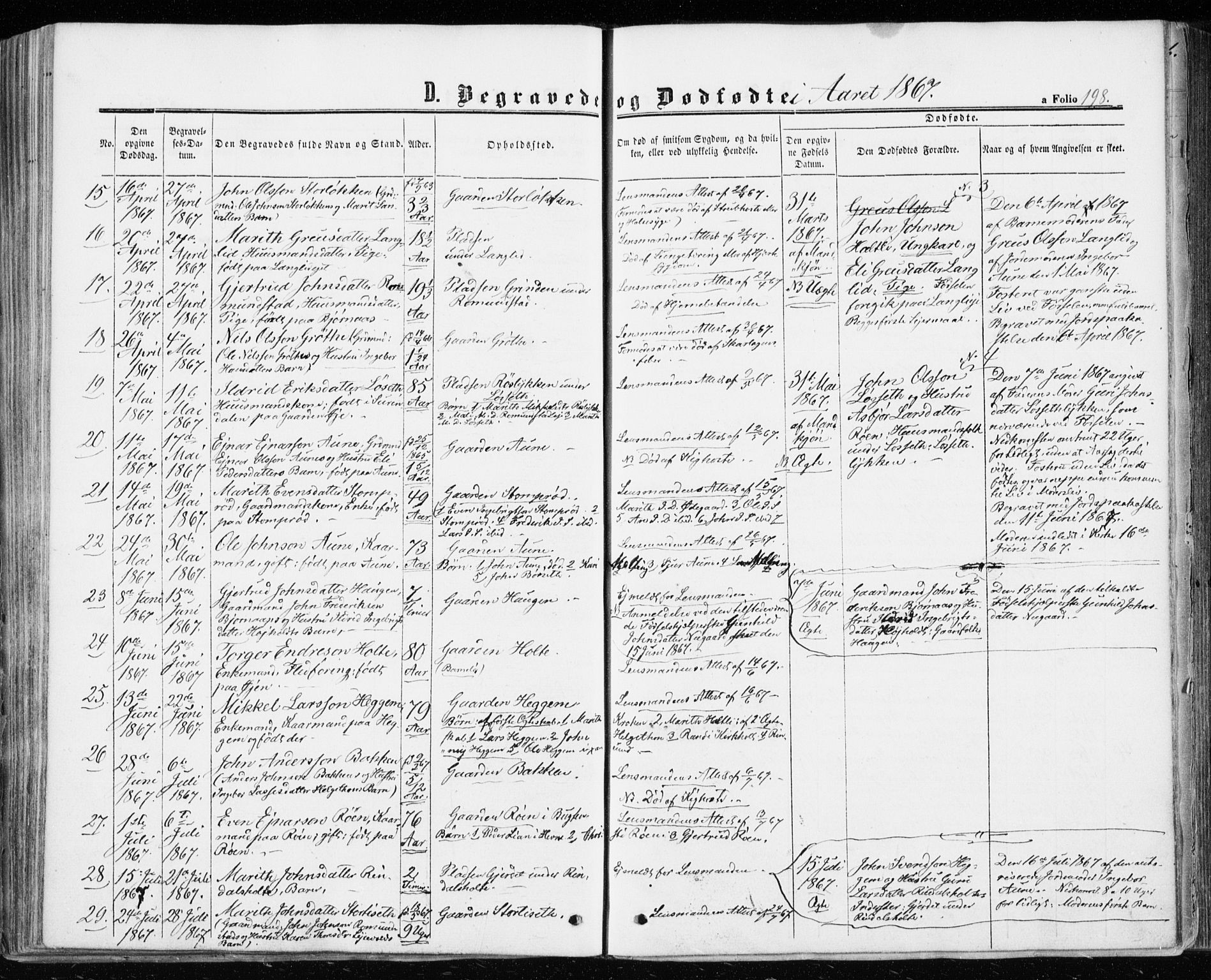 Ministerialprotokoller, klokkerbøker og fødselsregistre - Møre og Romsdal, AV/SAT-A-1454/598/L1067: Ministerialbok nr. 598A01, 1858-1871, s. 198