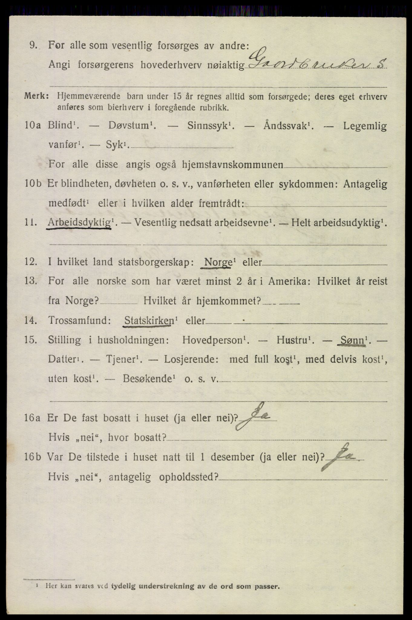 SAH, Folketelling 1920 for 0428 Trysil herred, 1920, s. 14852